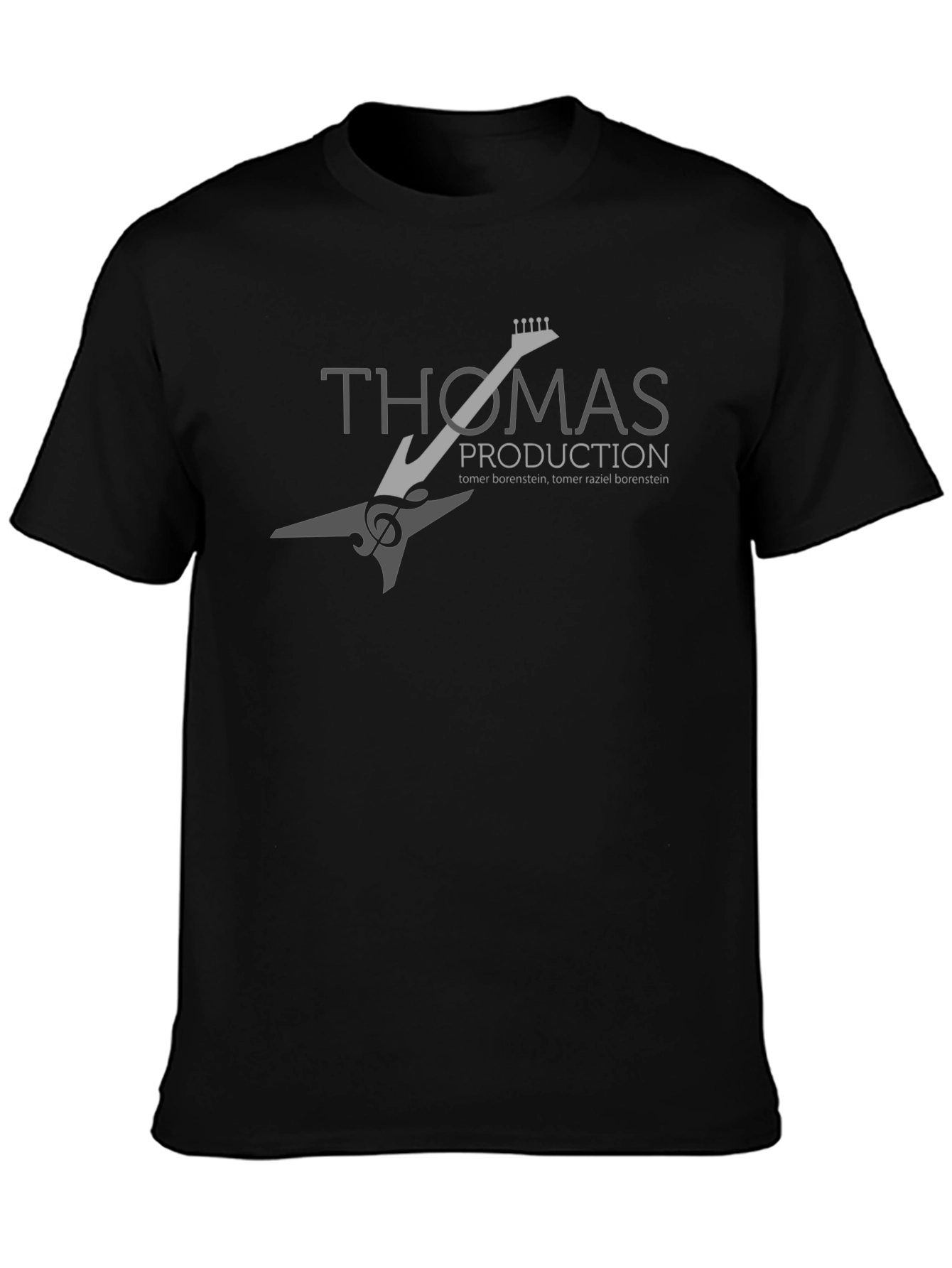 Thomas Production Guitar Graphic Tee