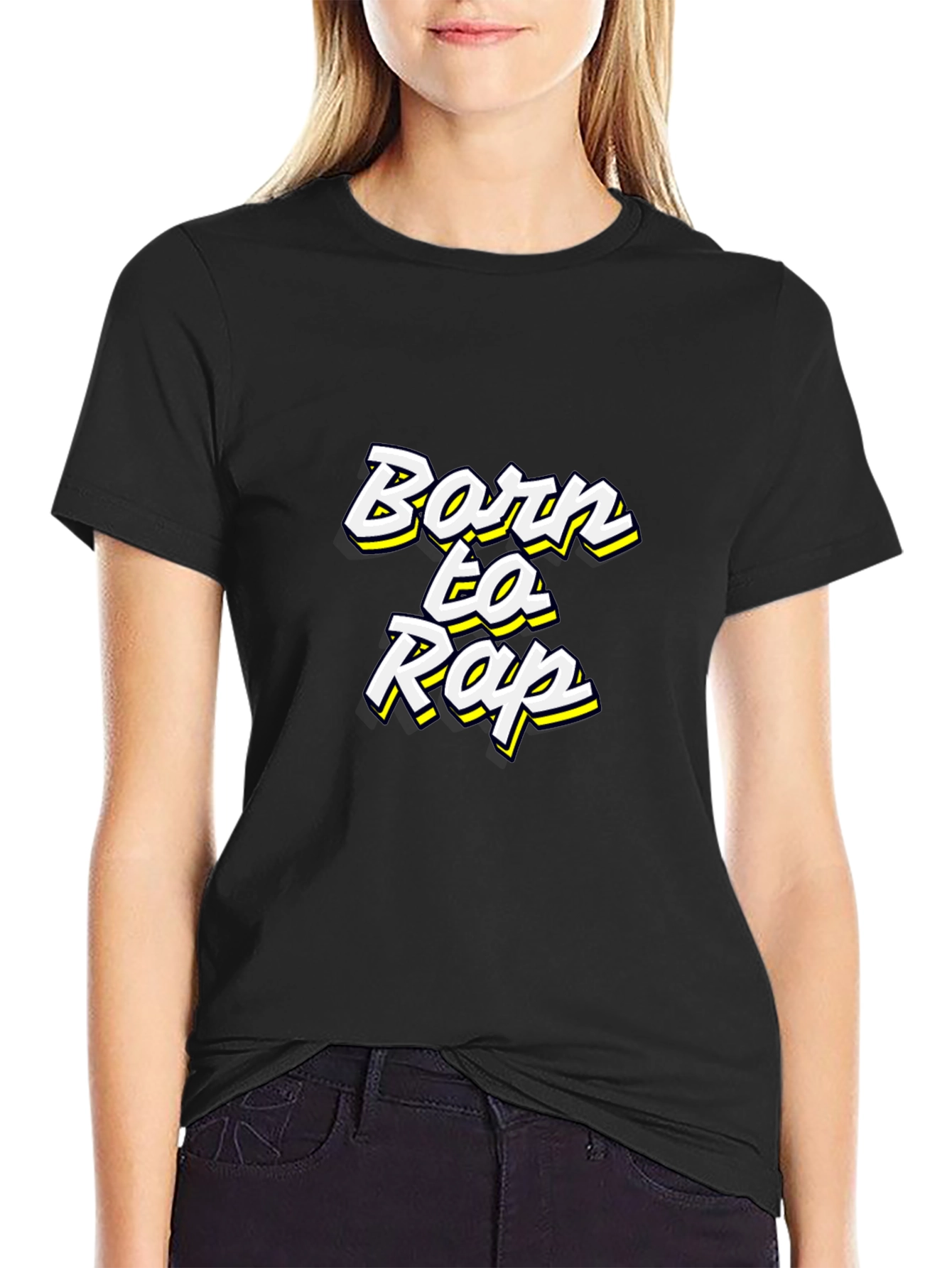Born to Rap T-Shirt - Black Graphic Tee