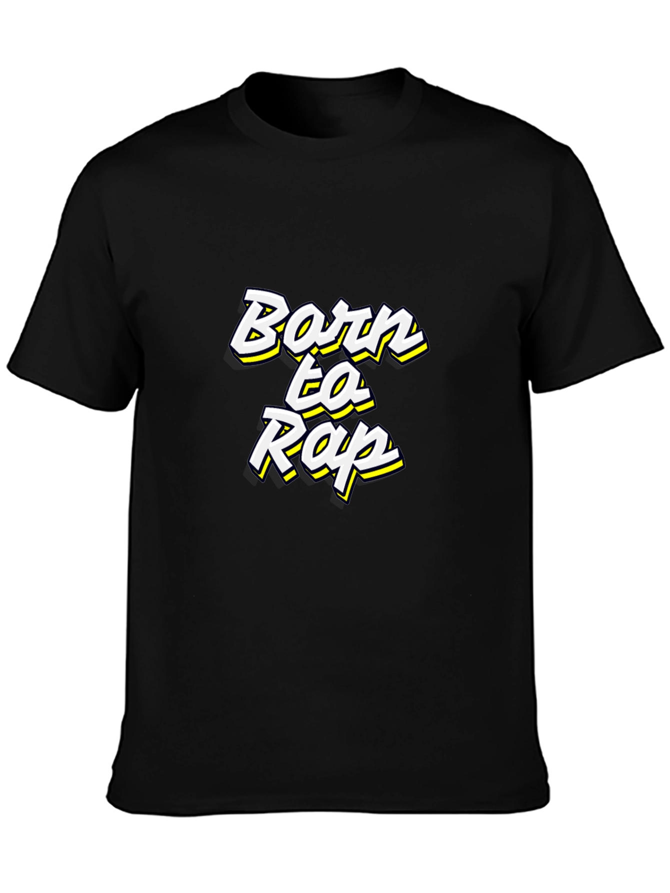 Born to Rap T-Shirt - Black Graphic Tee