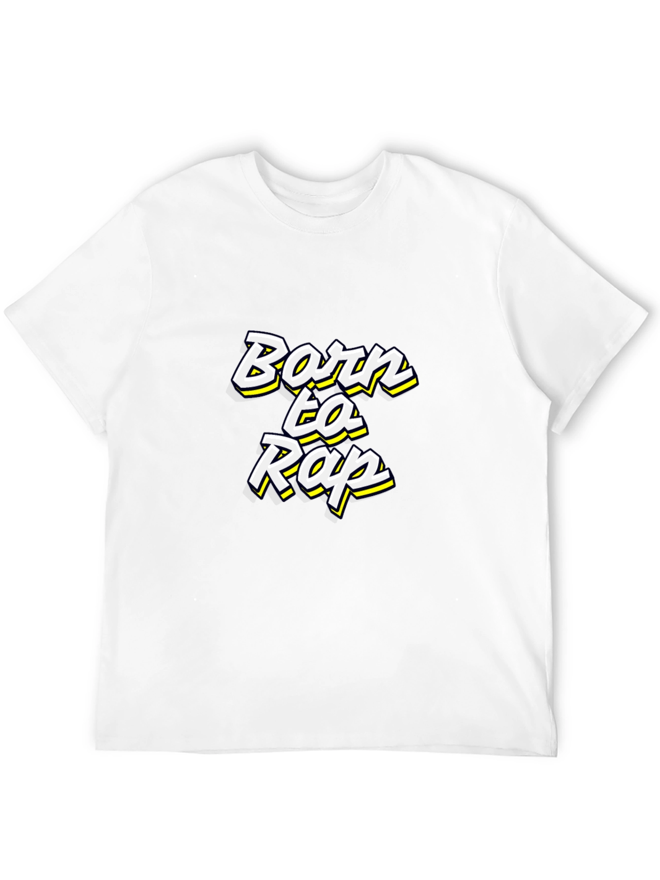 Born to Rap T-Shirt - Black Graphic Tee