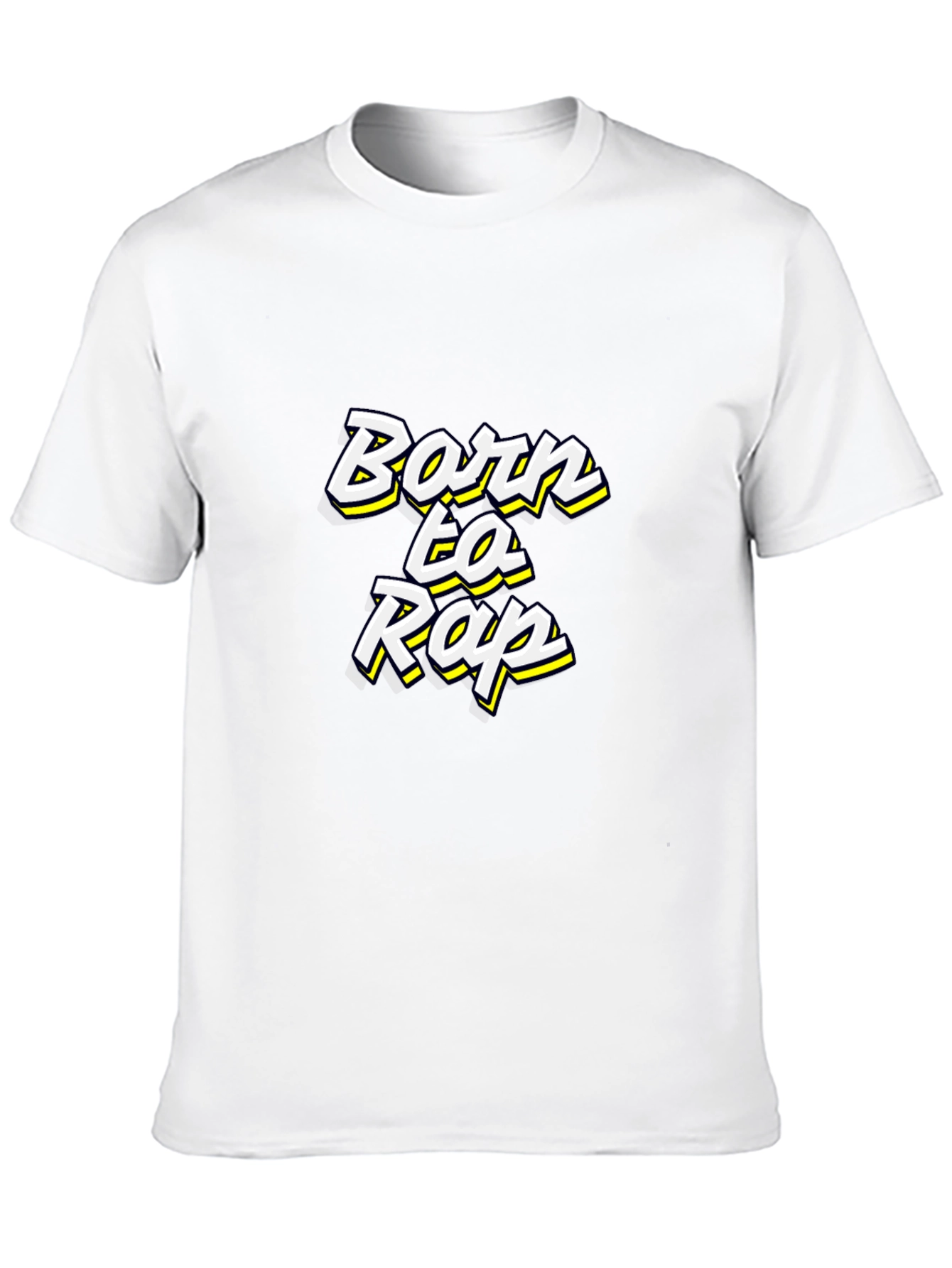 Born to Rap T-Shirt - Black Graphic Tee