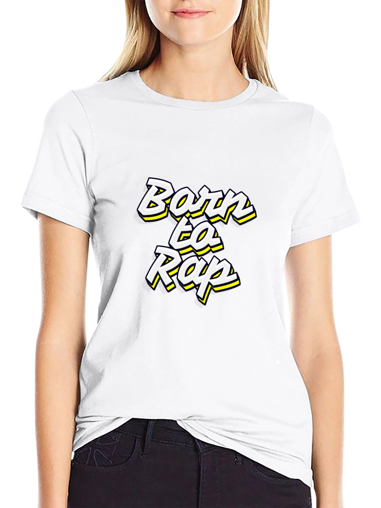 Born to Rap T-Shirt - Black Graphic Tee