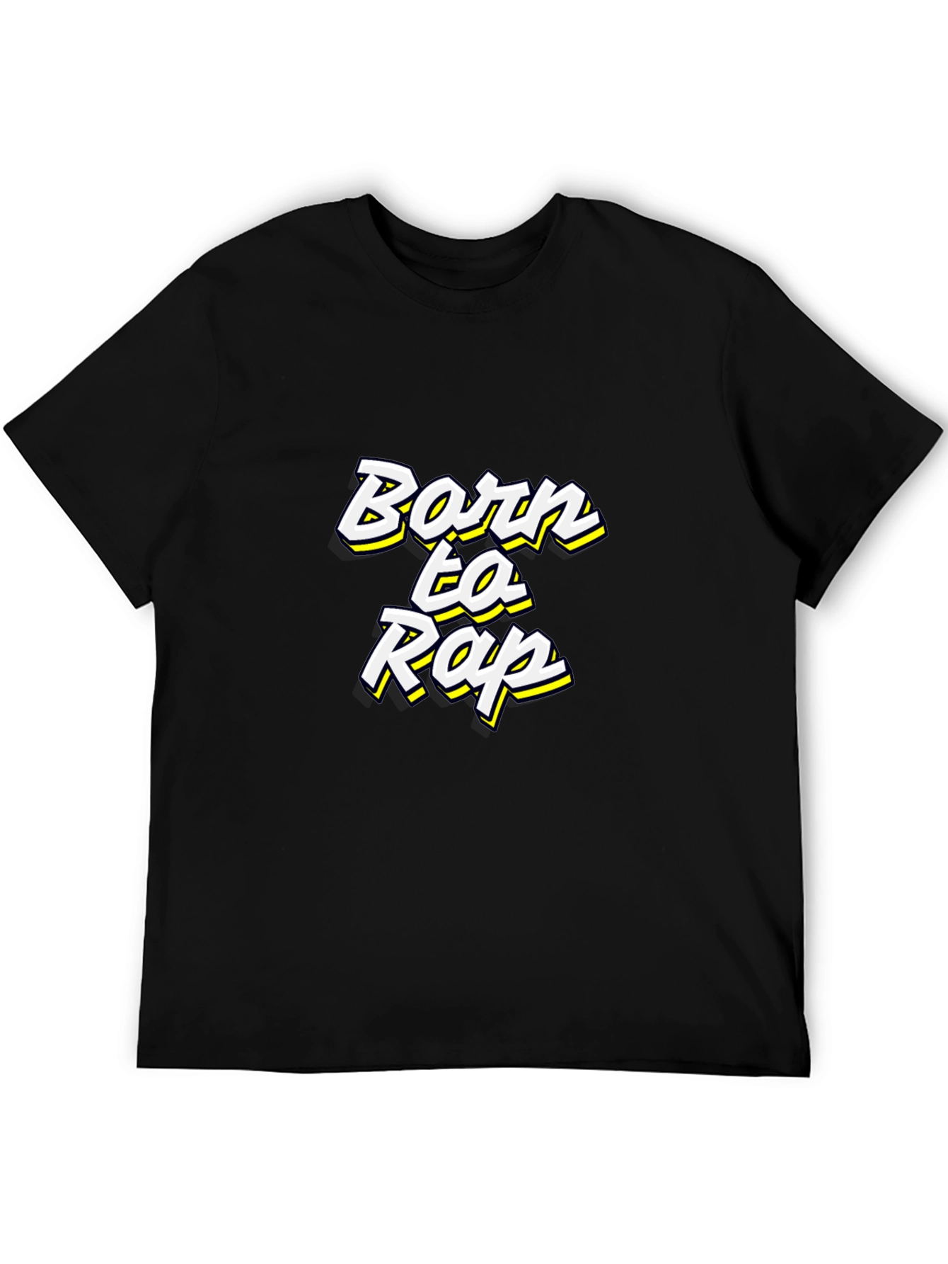 Born to Rap T-Shirt - Black Graphic Tee