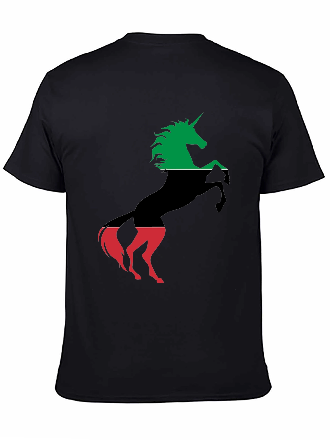 Unicorn Pan-African Flag T-Shirt