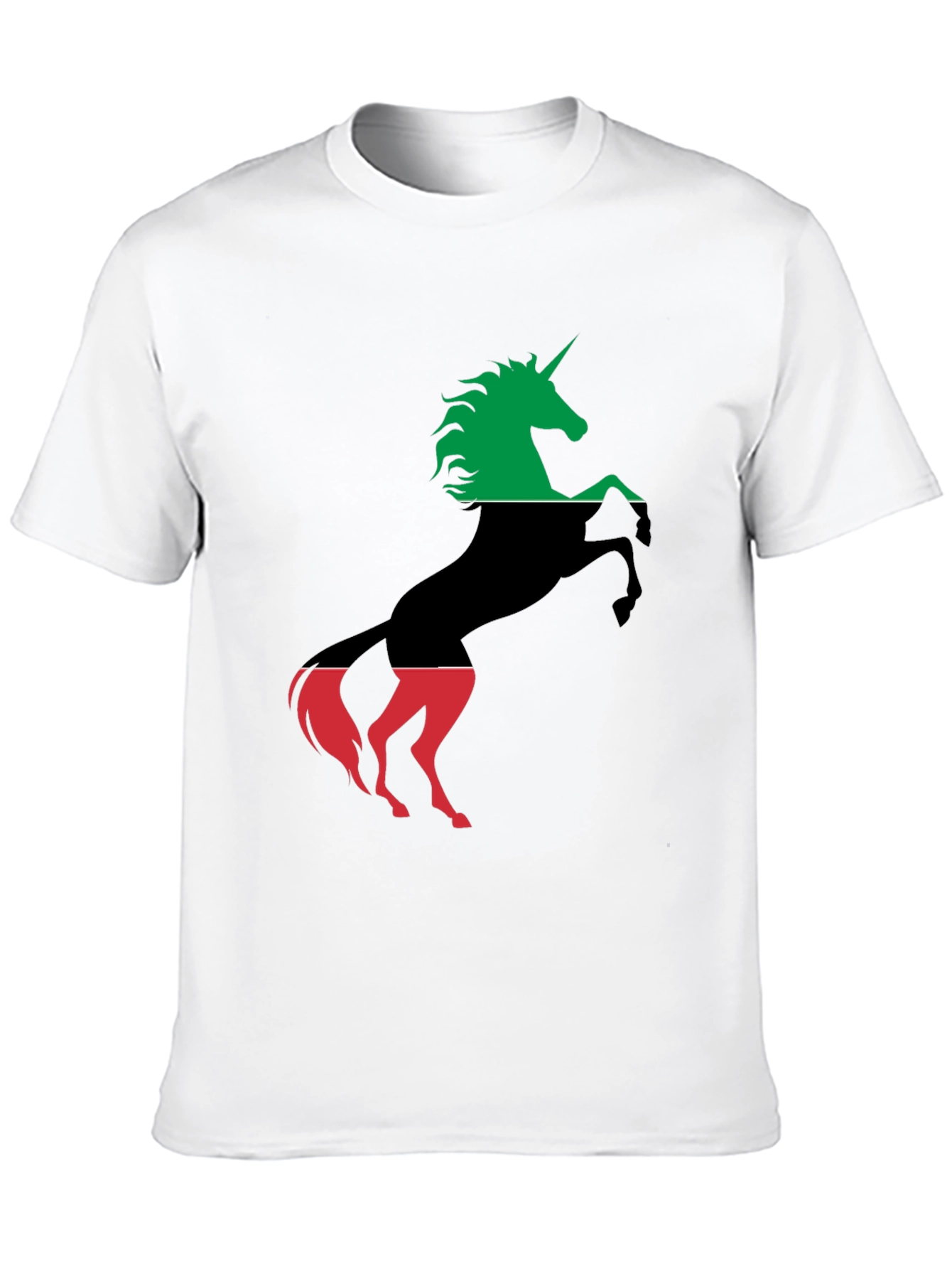 Unicorn Pan-African Flag T-Shirt