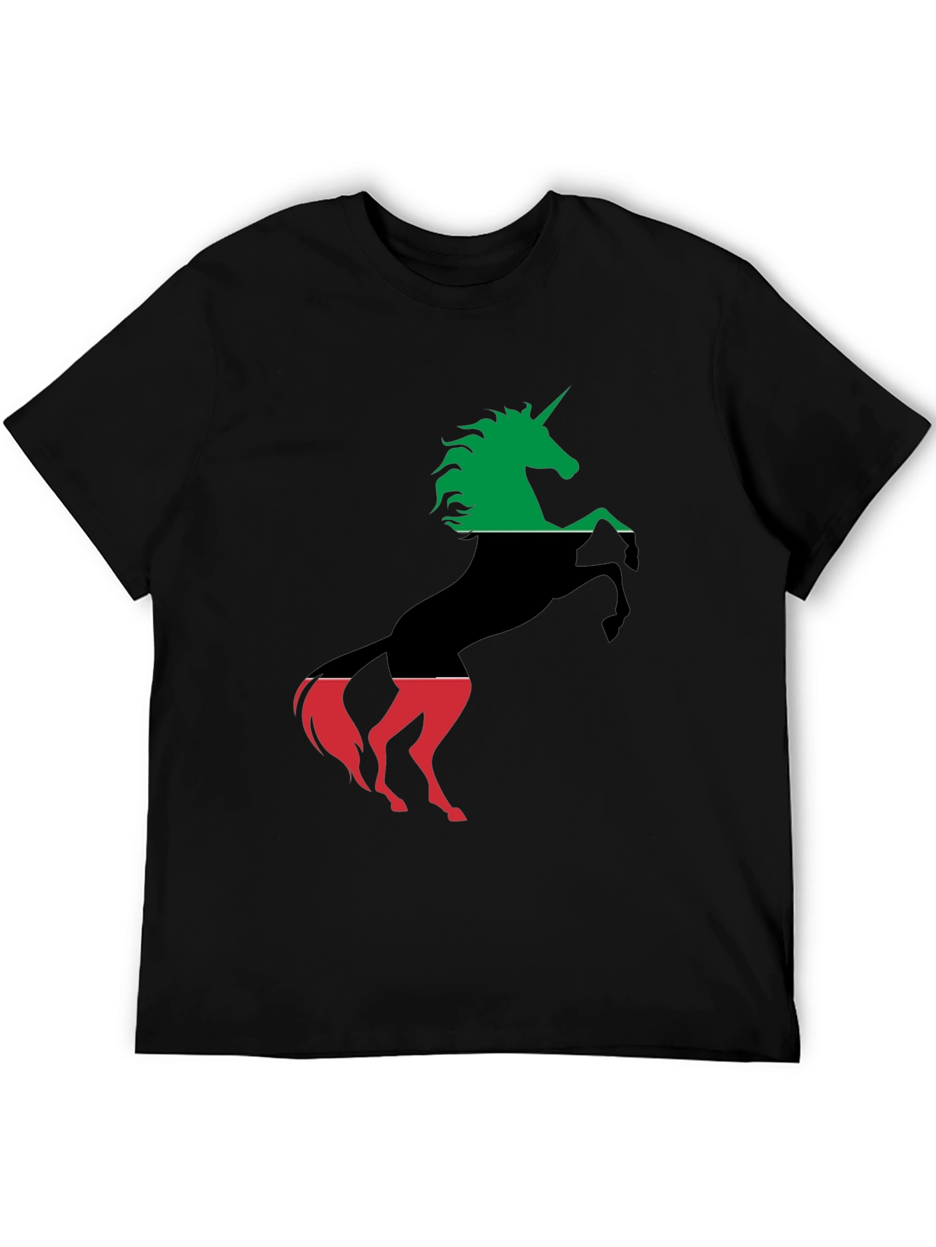 Unicorn Pan-African Flag T-Shirt