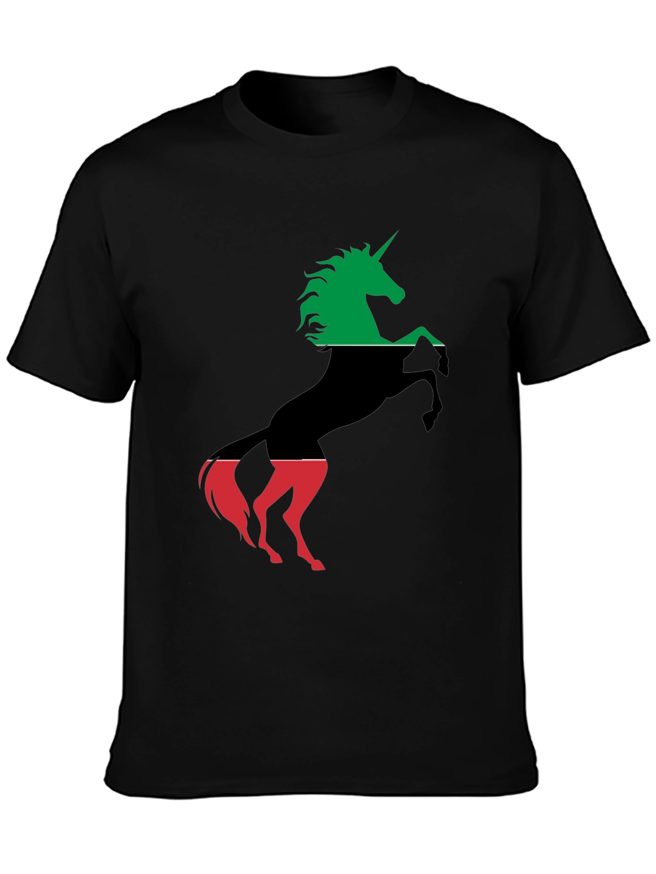 Unicorn Pan-African Flag T-Shirt
