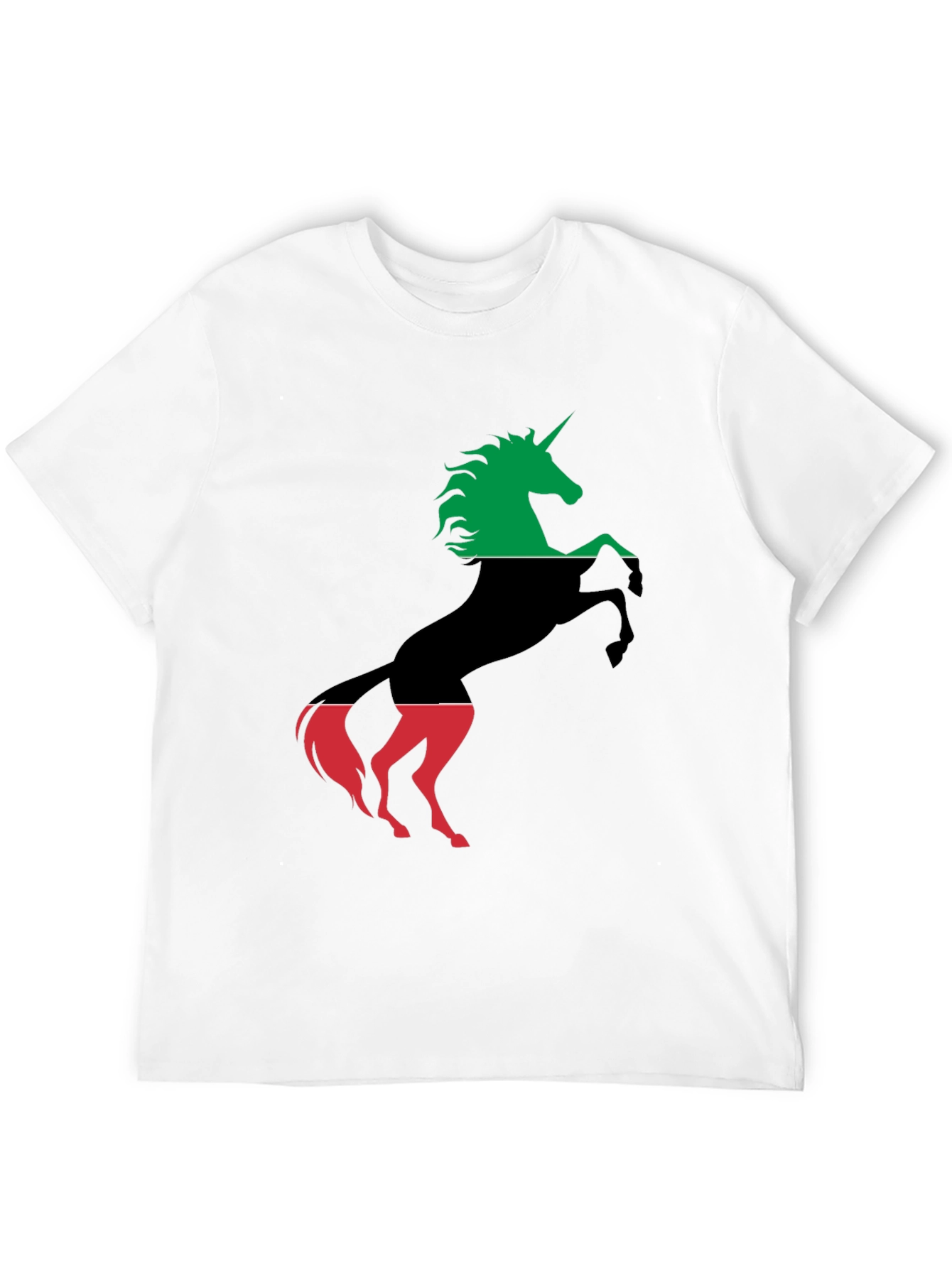 Unicorn Pan-African Flag T-Shirt