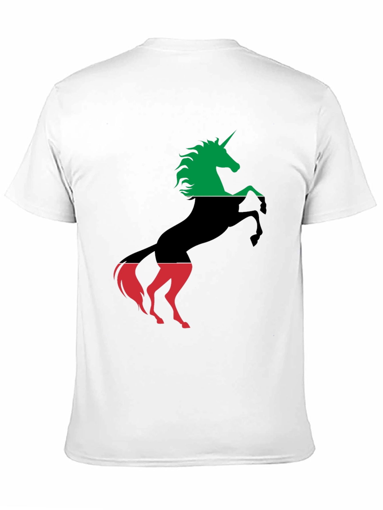 Unicorn Pan-African Flag T-Shirt