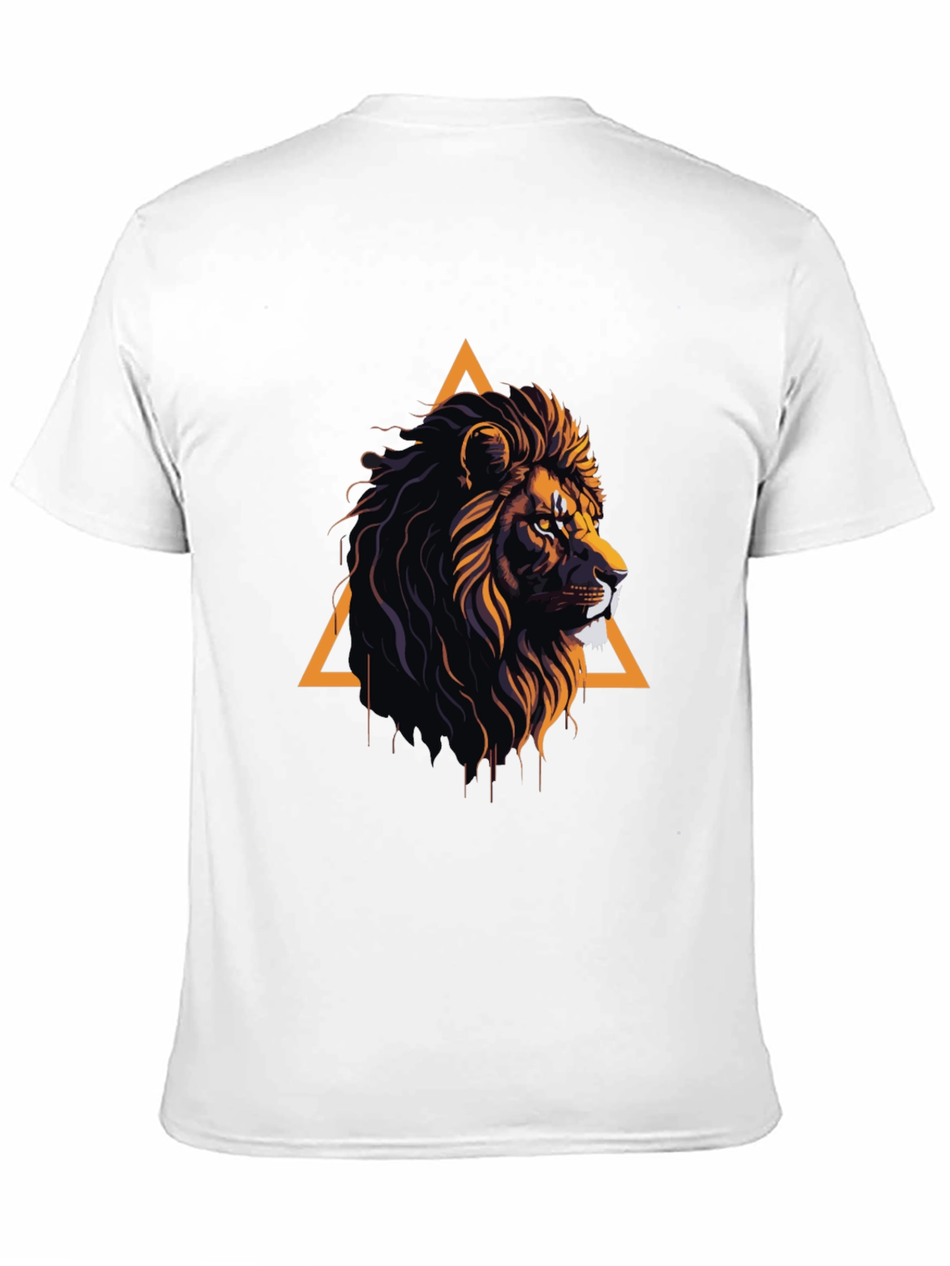 Lion Graphic Tee - Modern Animal Print Shirt