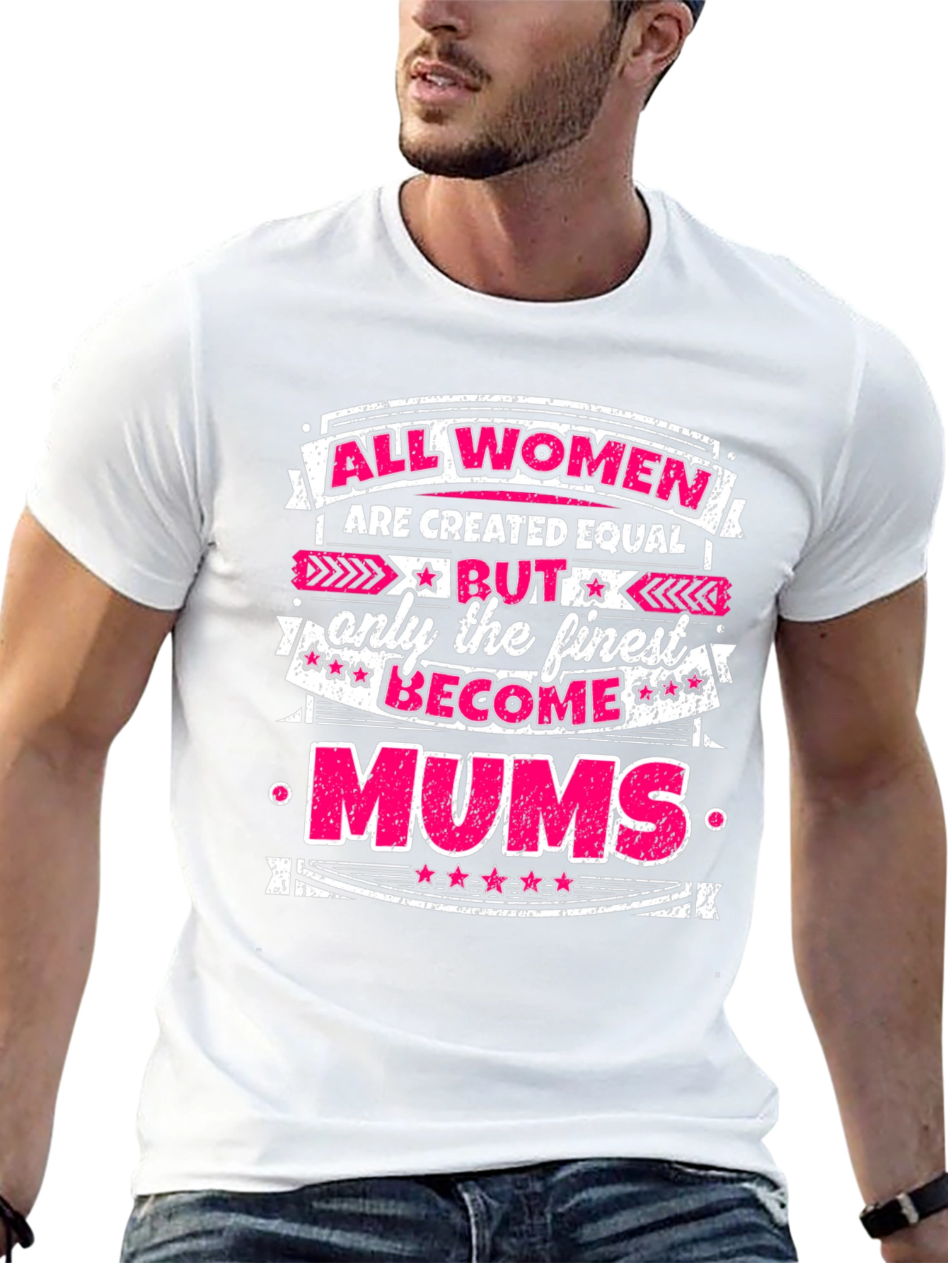 All Women Are Created Equal Mums Graphic T-Shirt