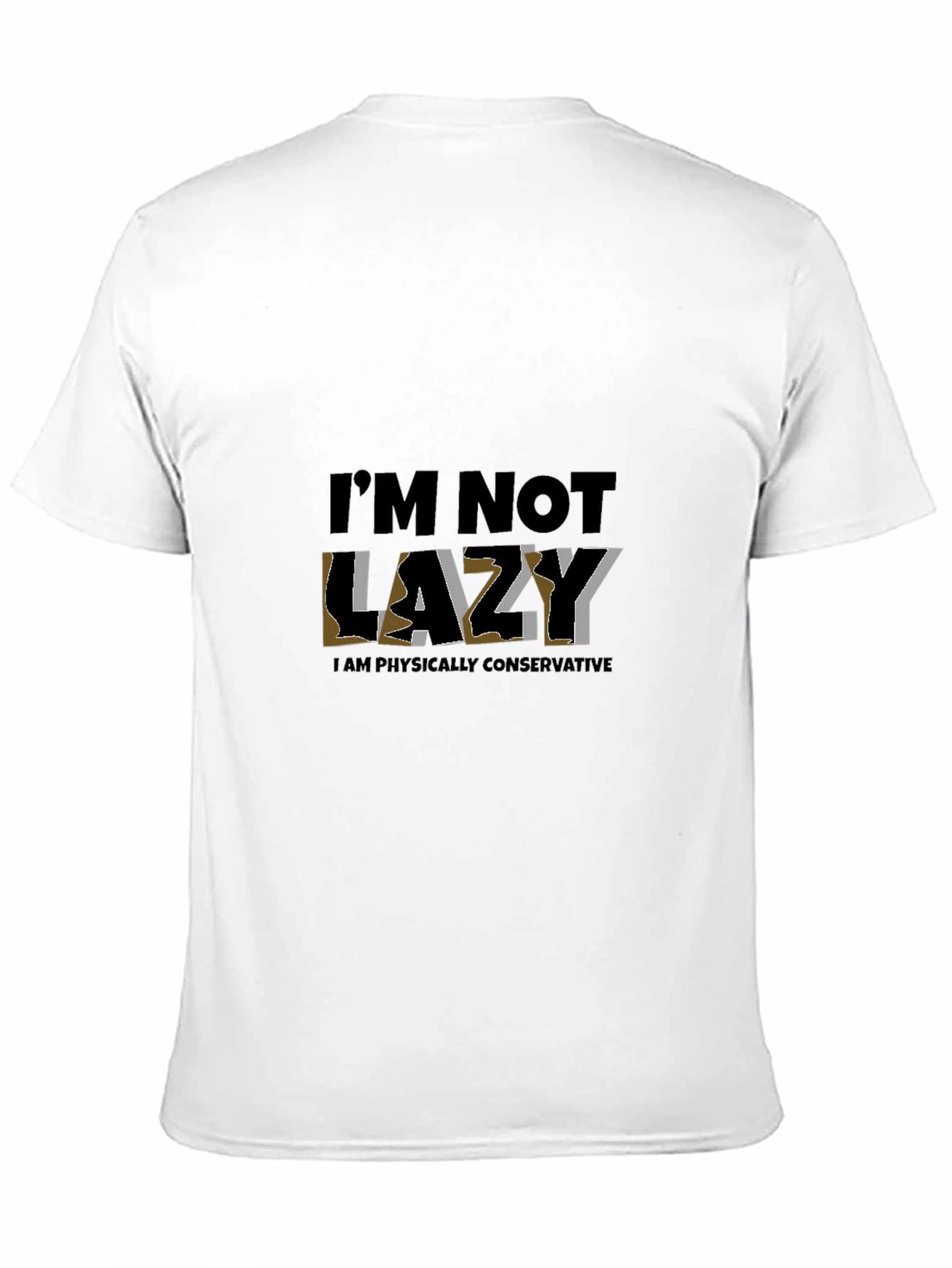 Im Not Lazy Mens Graphic T-Shirt