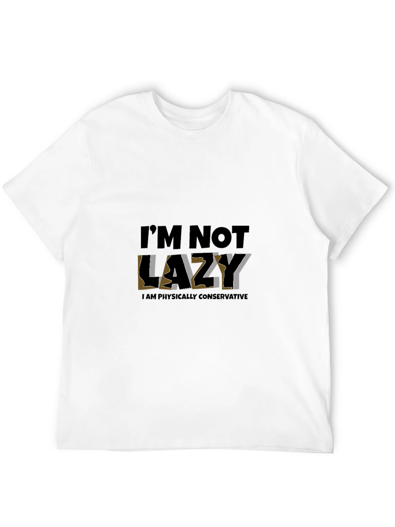 Im Not Lazy Mens Graphic T-Shirt