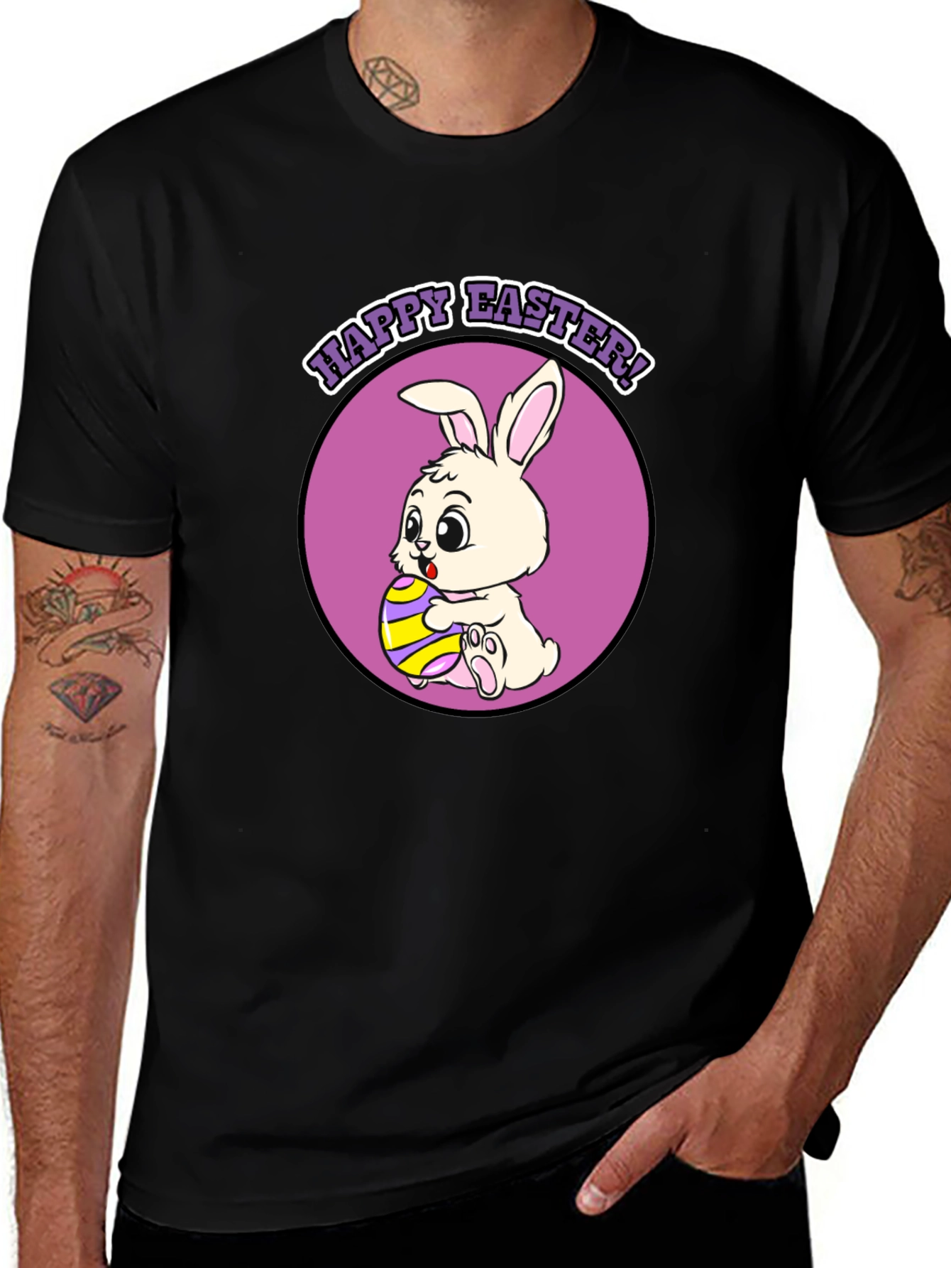 Happy Easter Bunny T-Shirt - Cute Holiday Tee