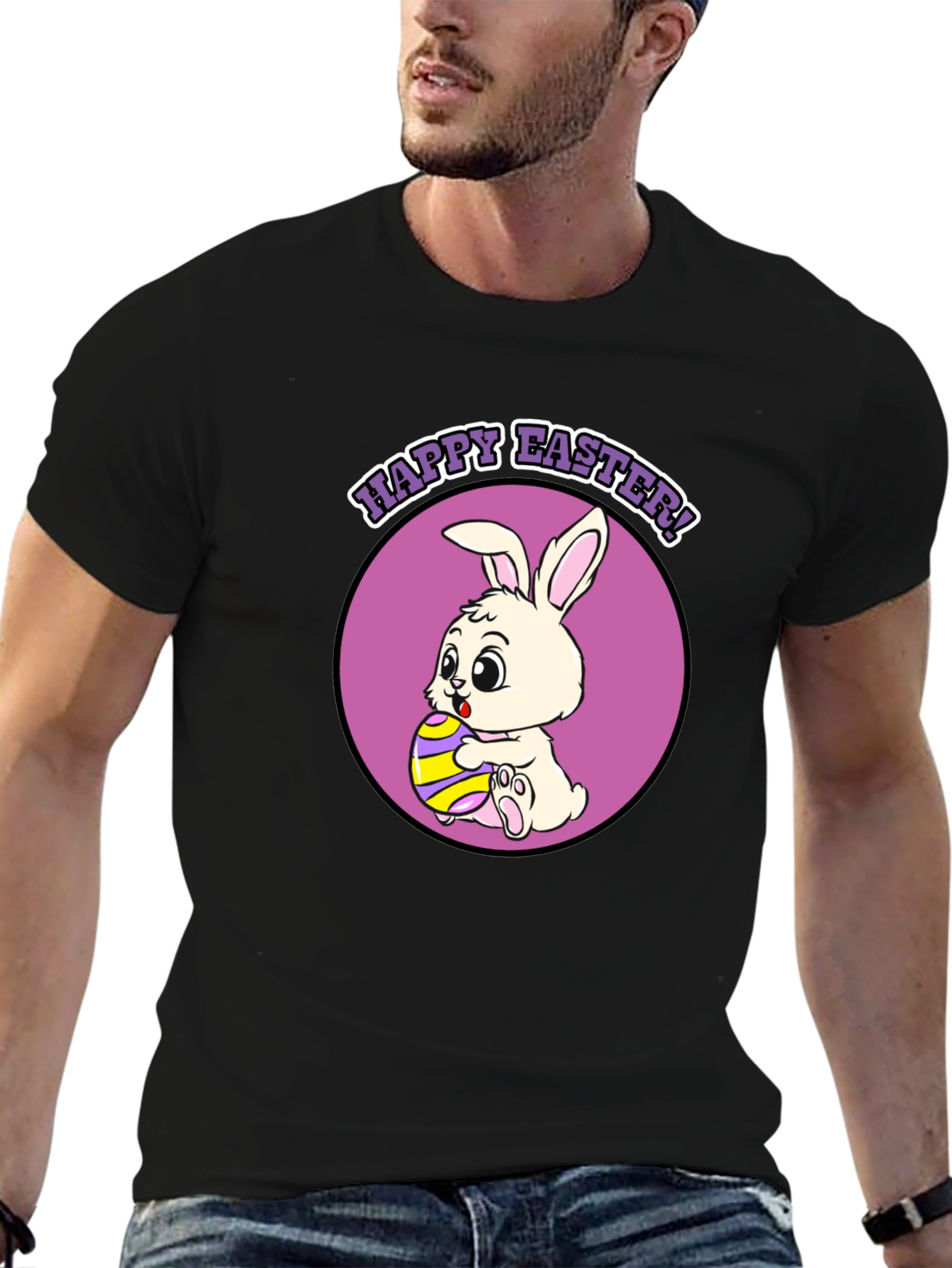 Happy Easter Bunny T-Shirt - Cute Holiday Tee