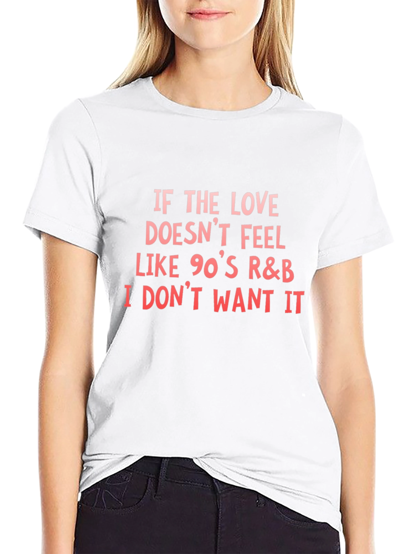 90s R&B Love Black Graphic Tee
