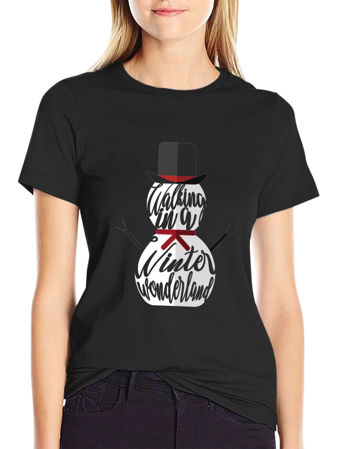 Winter Wonderland Snowman Graphic Tee