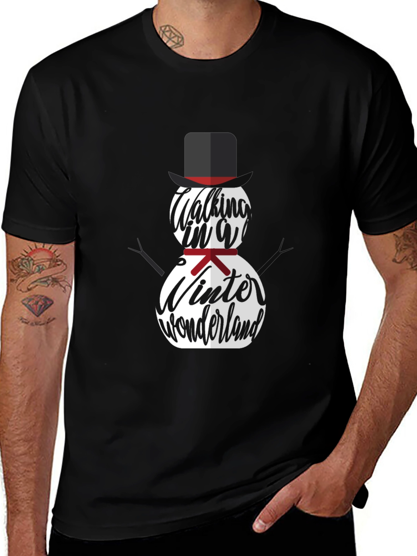 Winter Wonderland Snowman Graphic Tee