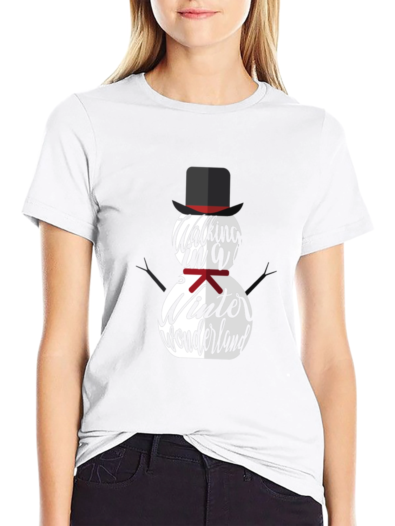 Winter Wonderland Snowman Graphic Tee
