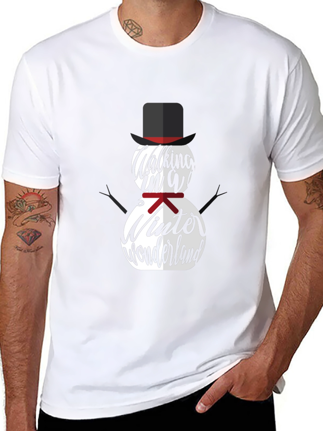 Winter Wonderland Snowman Graphic Tee
