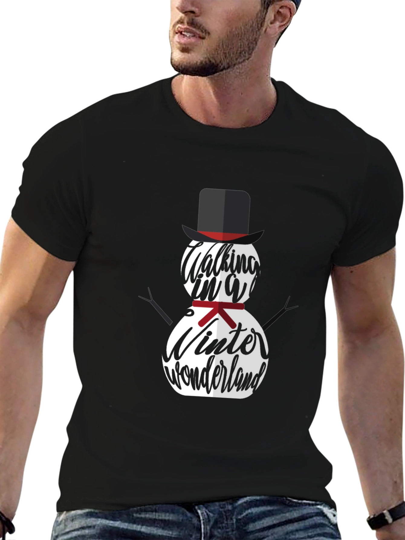Winter Wonderland Snowman Graphic Tee