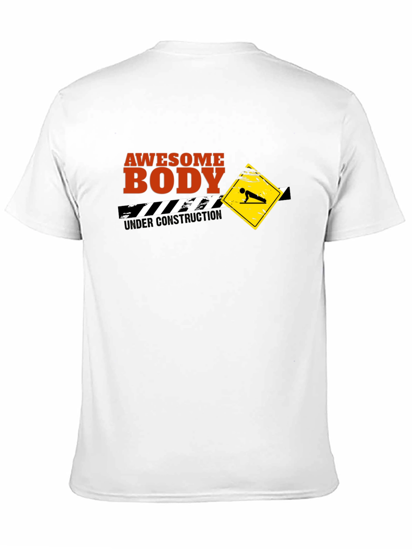 Awesome Body Under Construction T-Shirt - Black