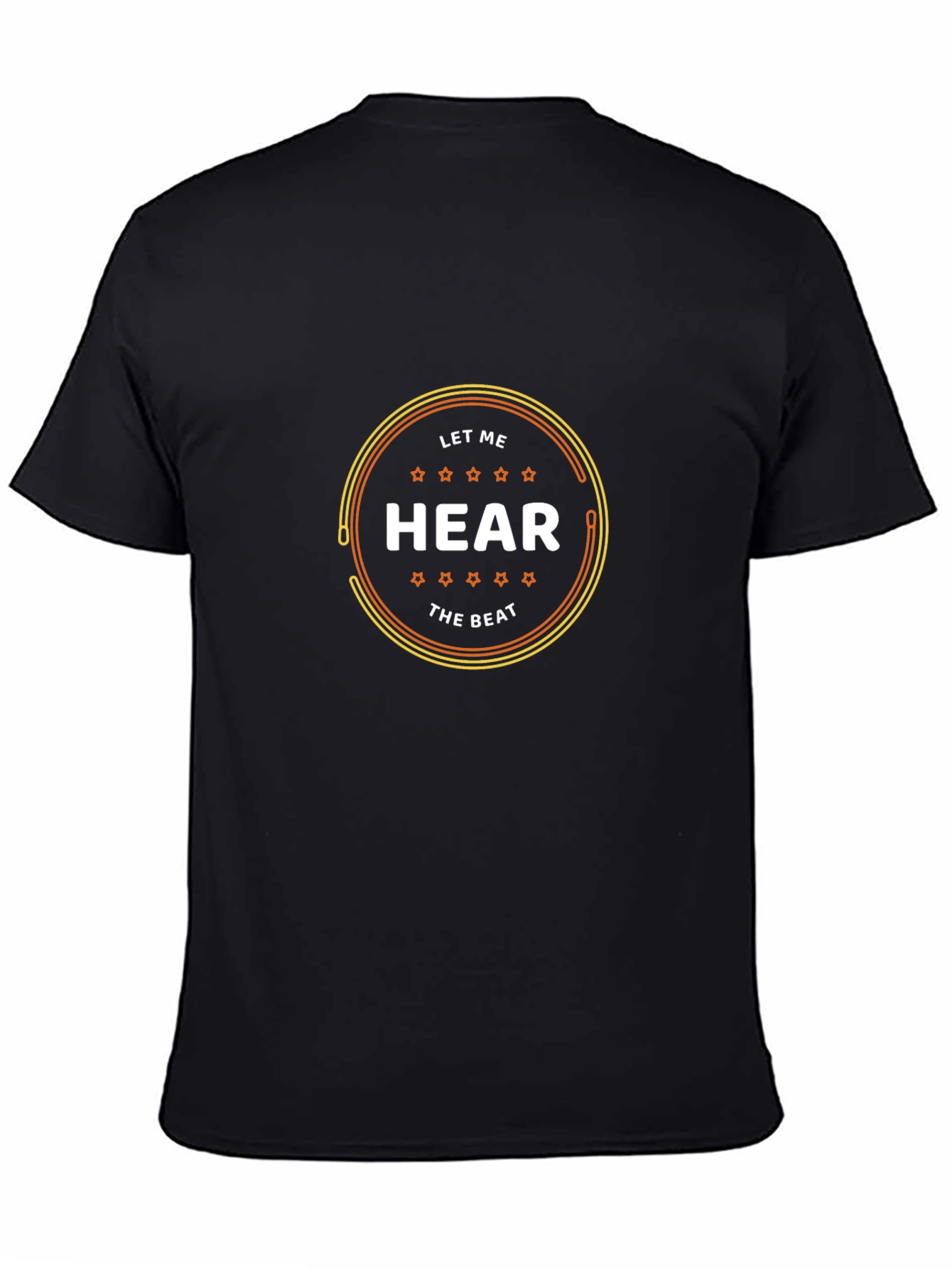 Let Me Hear The Beat Black Tee