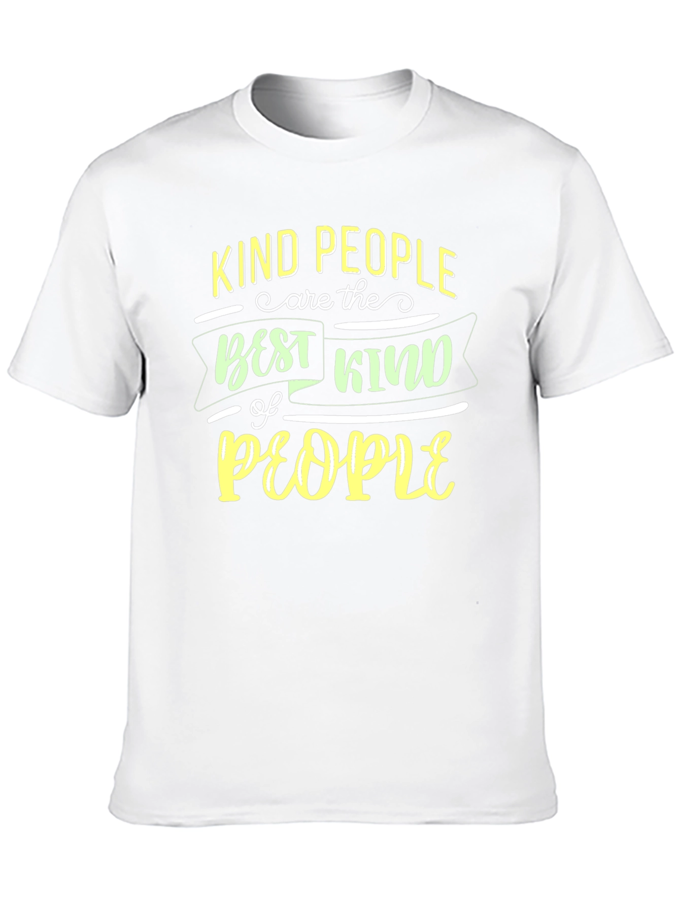 Kind People T-Shirt - Black Comfort Fit