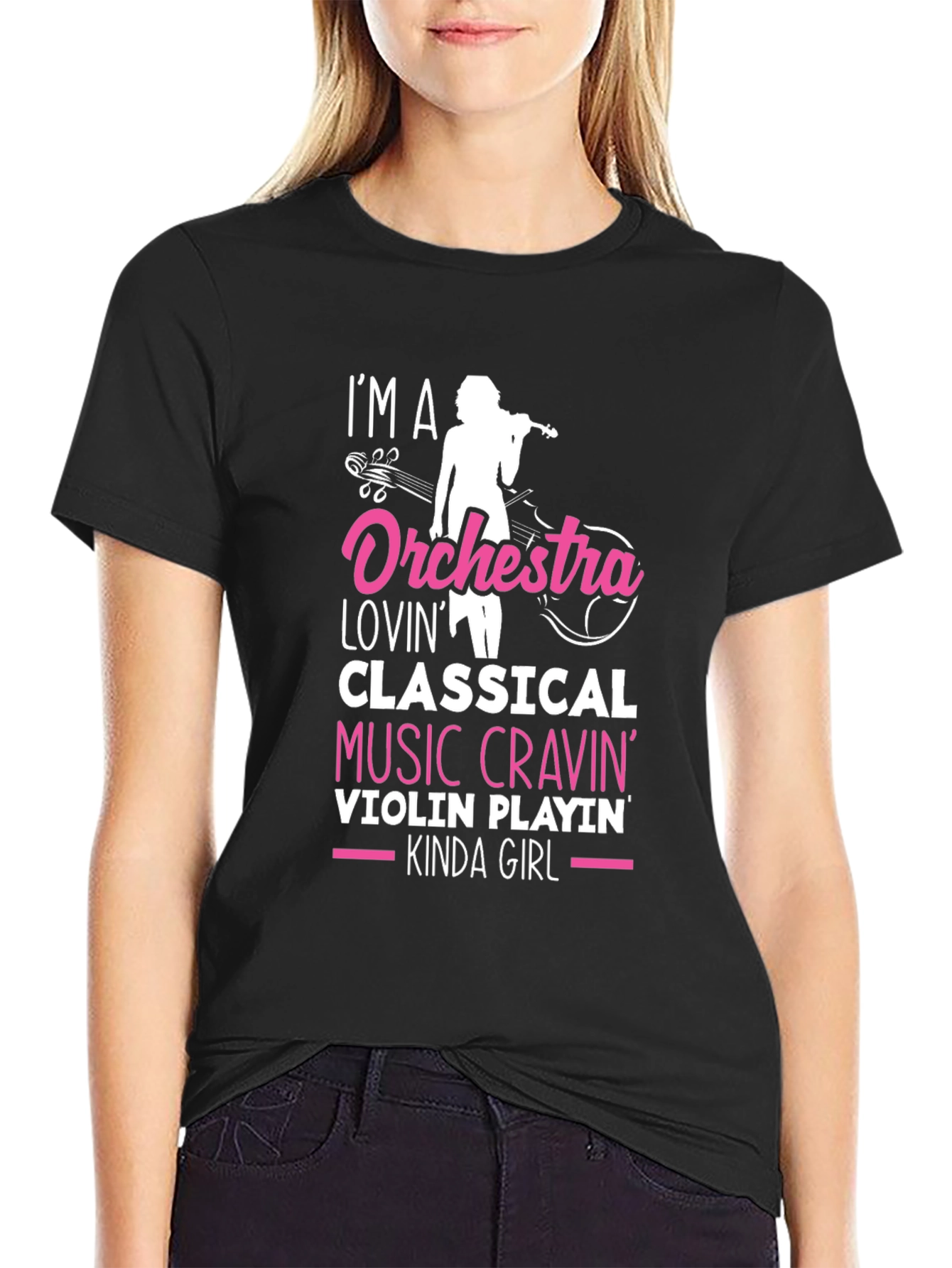 Orchestra Lovin Violin Player T-Shirt