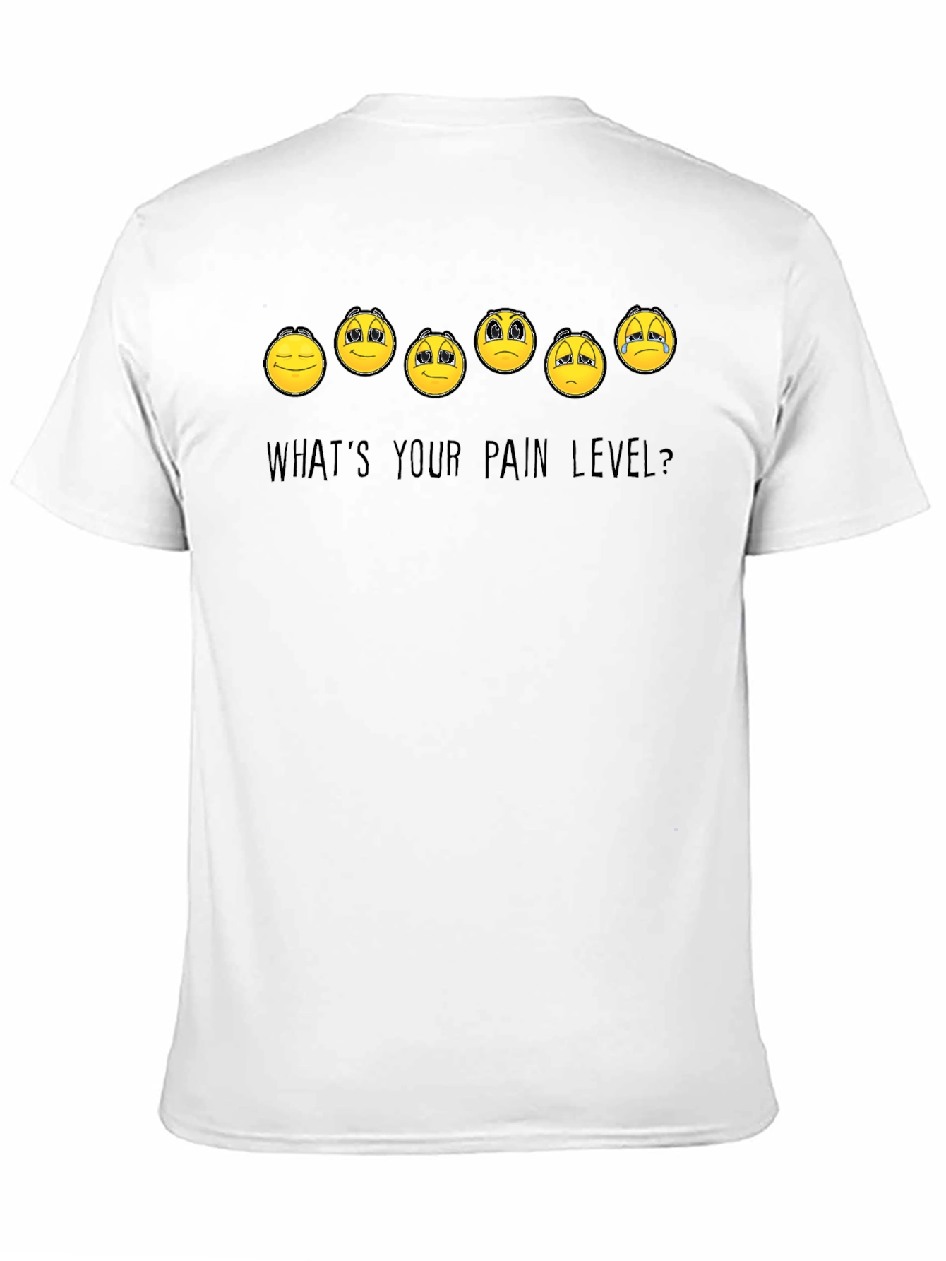 Pain Level Emoji Graphic T-Shirt