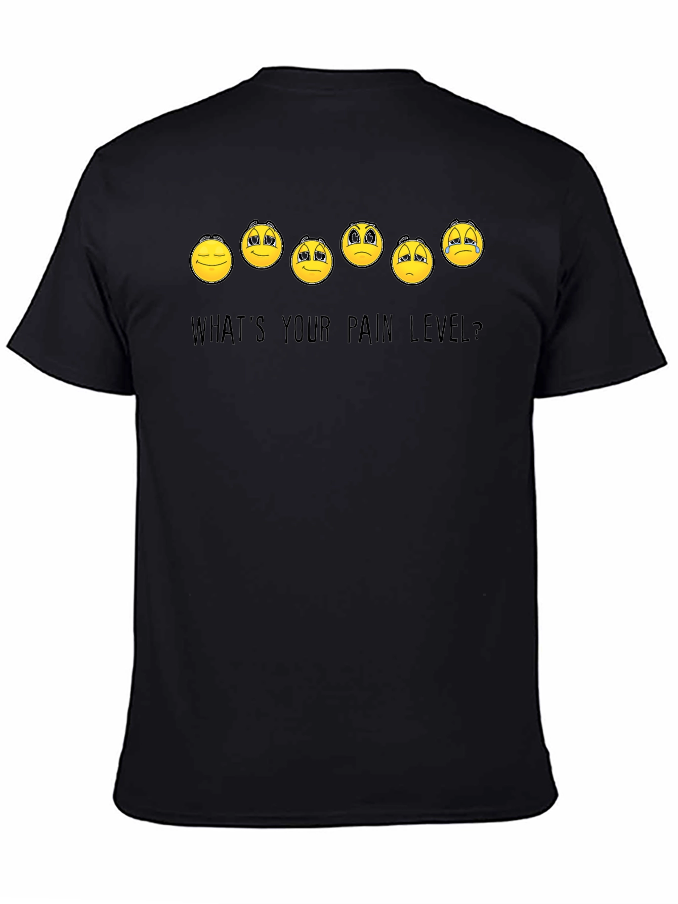 Pain Level Emoji Graphic T-Shirt