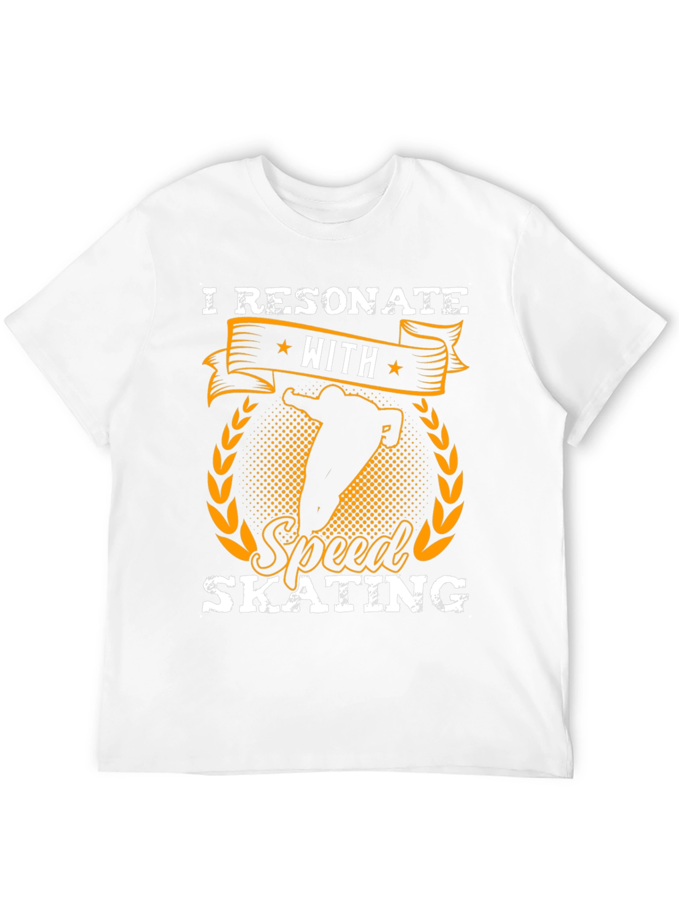 I Resonate With Speed Skating Black T-Shirt