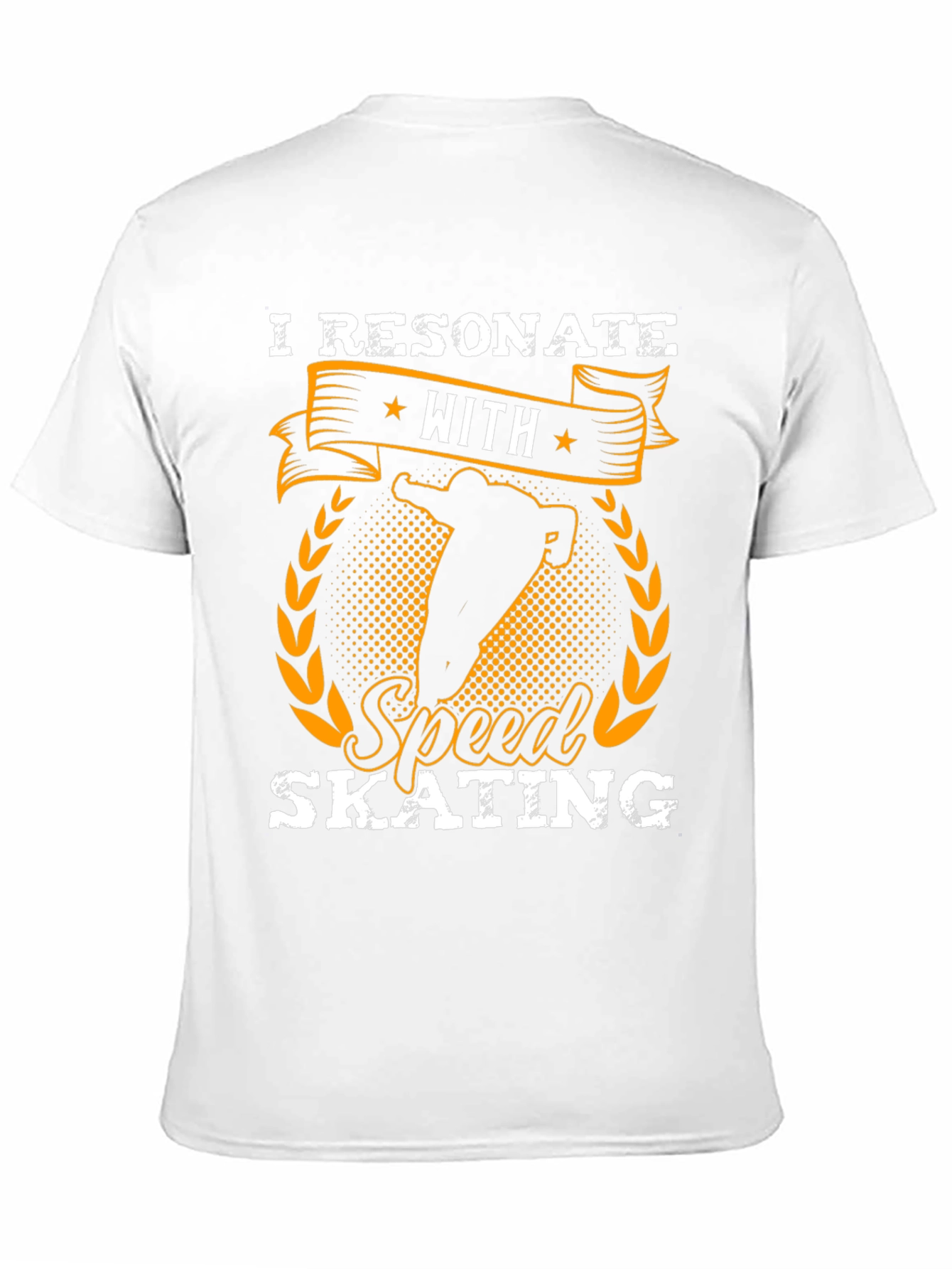 I Resonate With Speed Skating Black T-Shirt