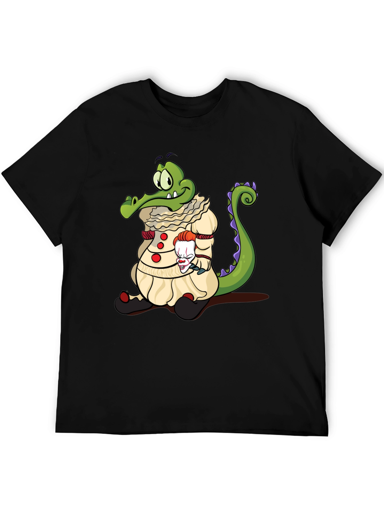 Creepy Clown Alligator Graphic Tee