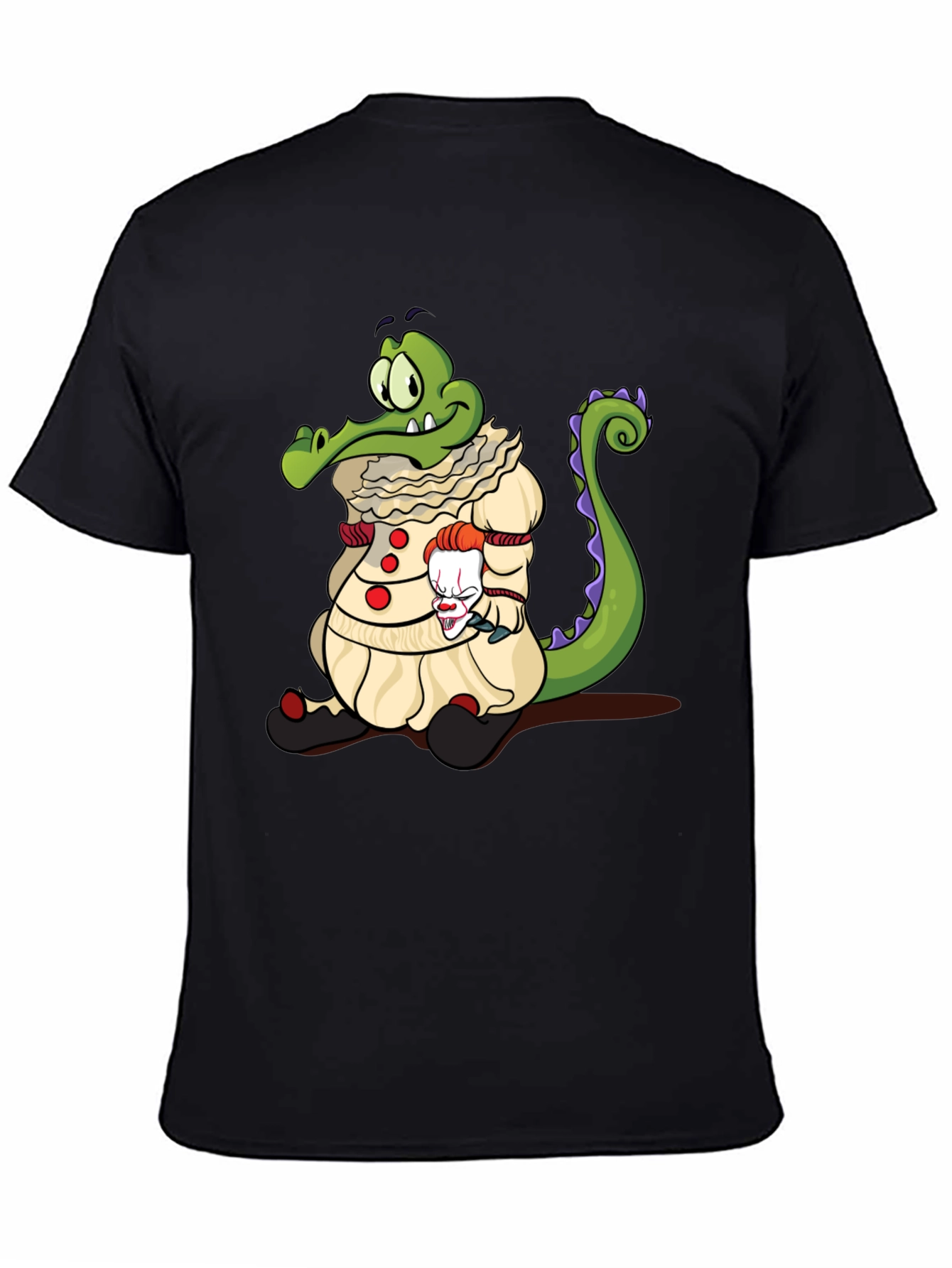 Creepy Clown Alligator Graphic Tee
