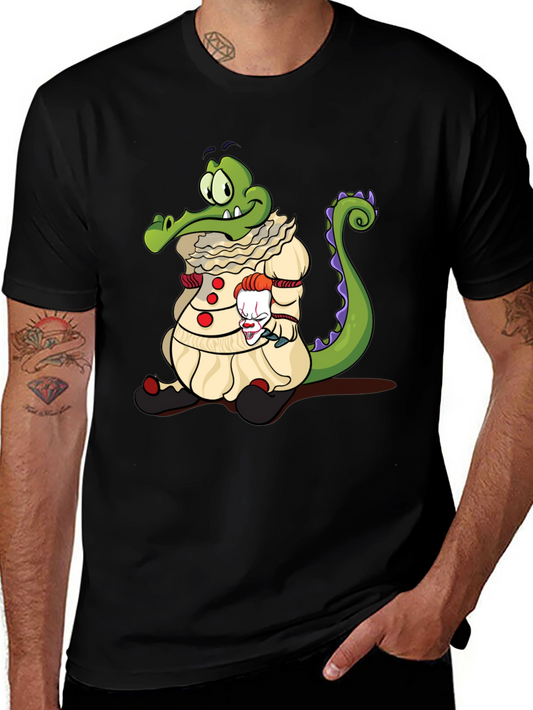 Creepy Clown Alligator Graphic Tee