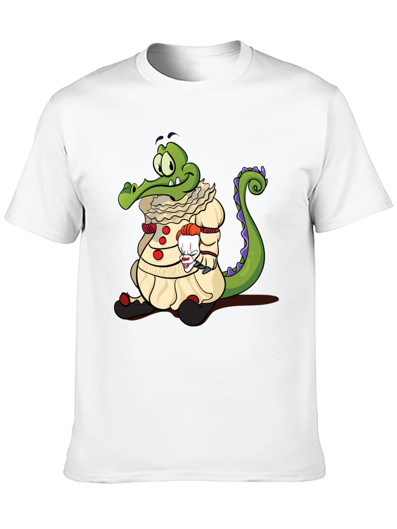 Creepy Clown Alligator Graphic Tee