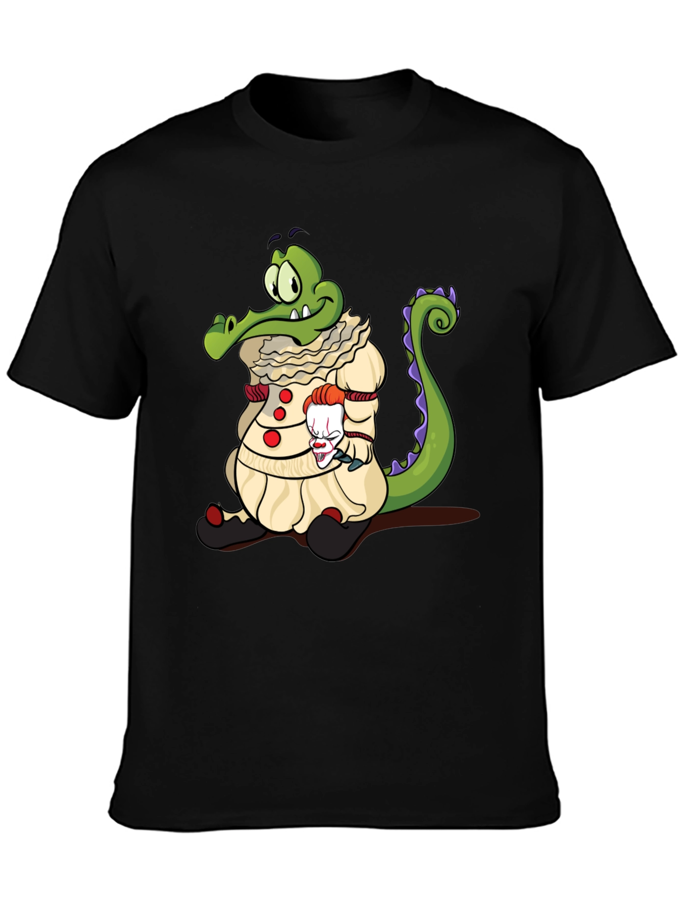 Creepy Clown Alligator Graphic Tee