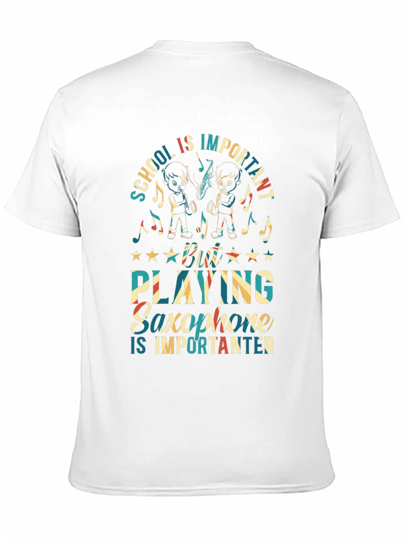 Saxophone Player Graphic T-Shirt