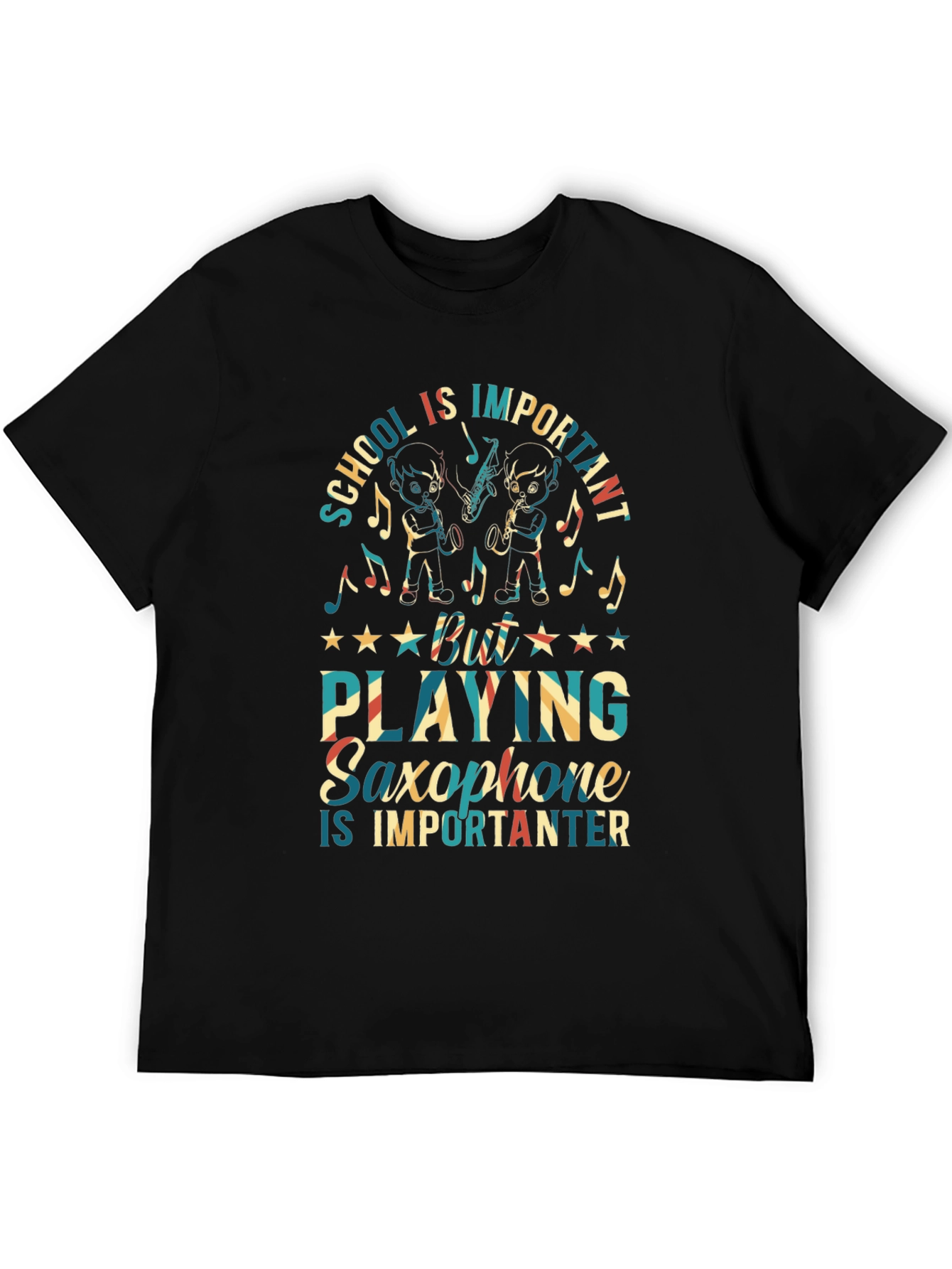 Saxophone Player Graphic T-Shirt