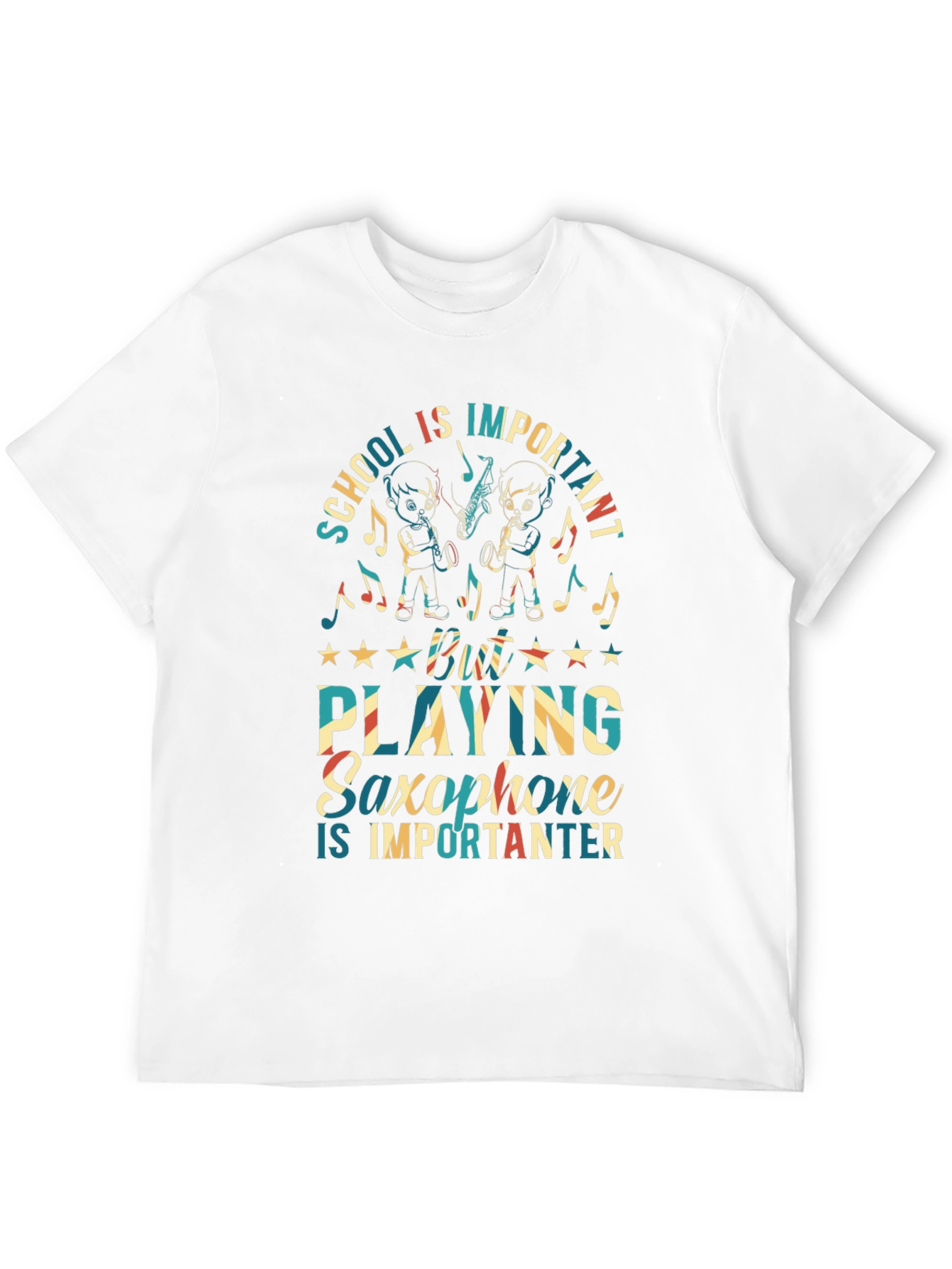 Saxophone Player Graphic T-Shirt