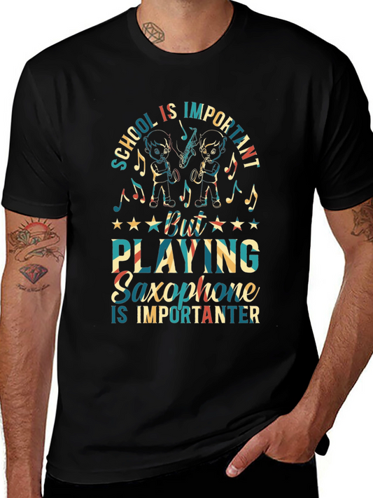 Saxophone Player Graphic T-Shirt