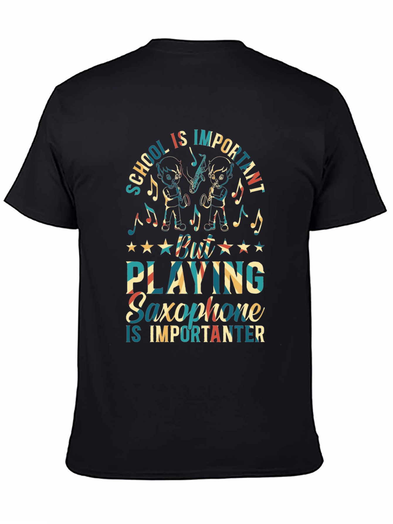 Saxophone Player Graphic T-Shirt