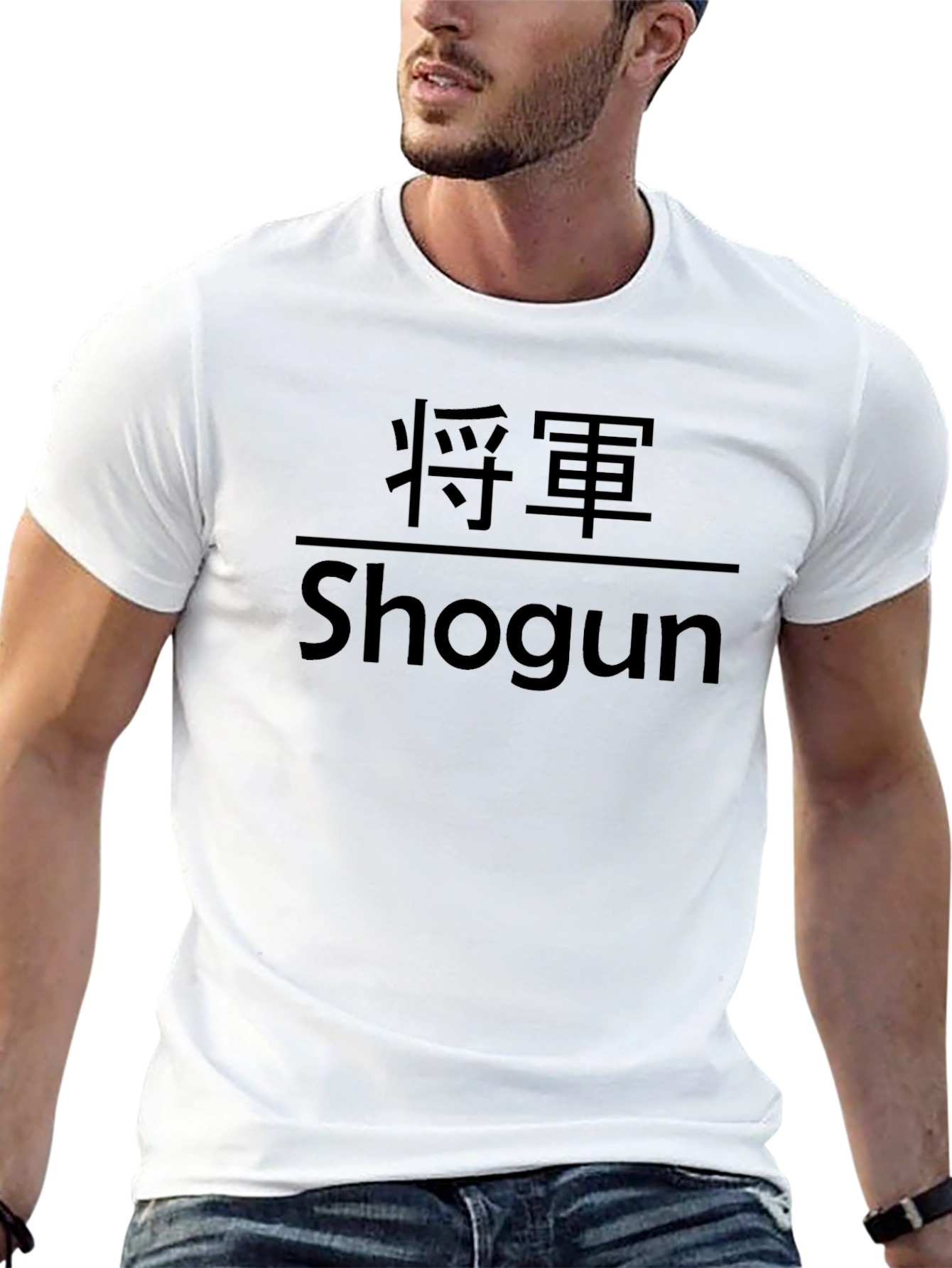 Shogun Graphic Tee - Kanji Design - Soft Cotton