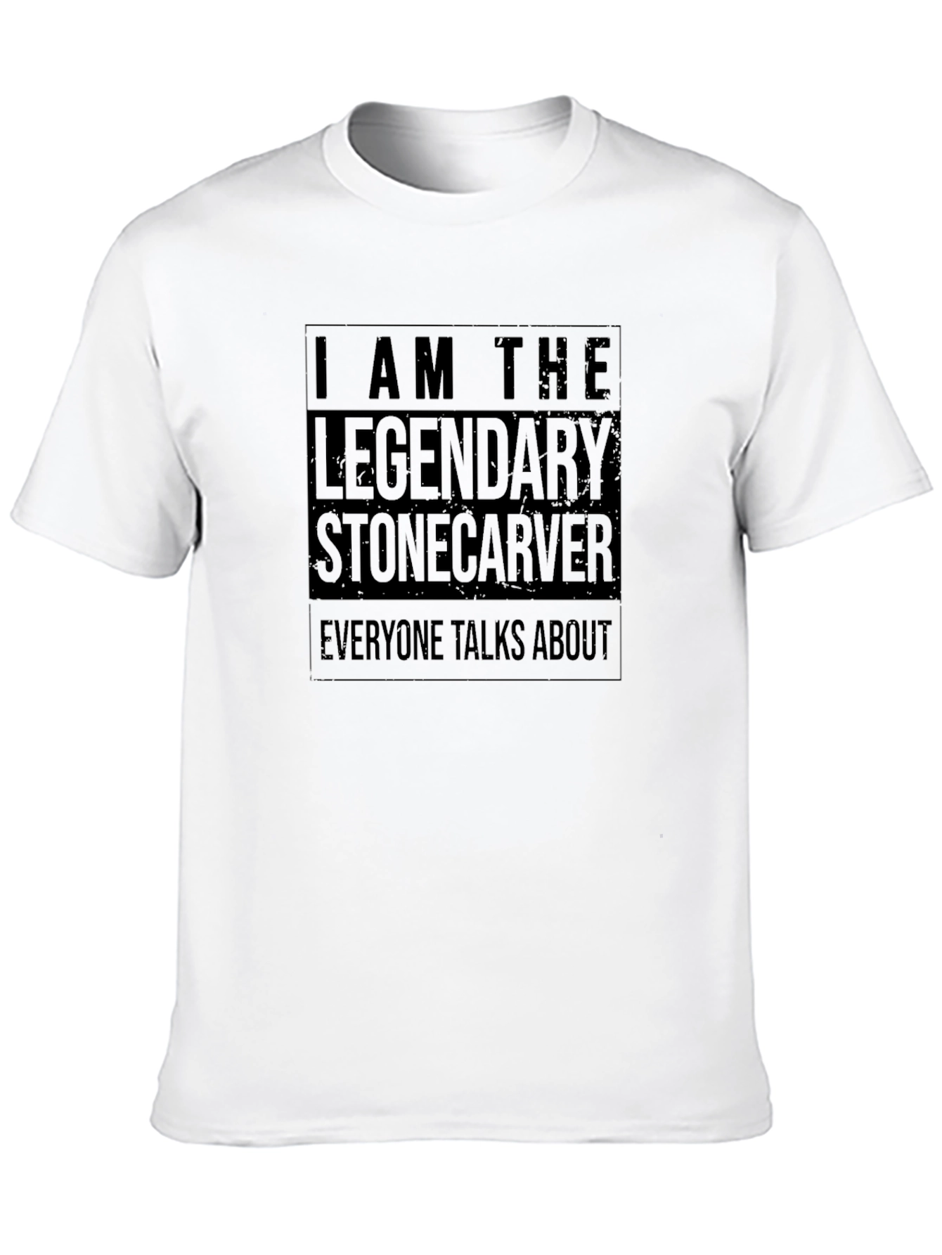 Legendary Stonecarver Black T-Shirt