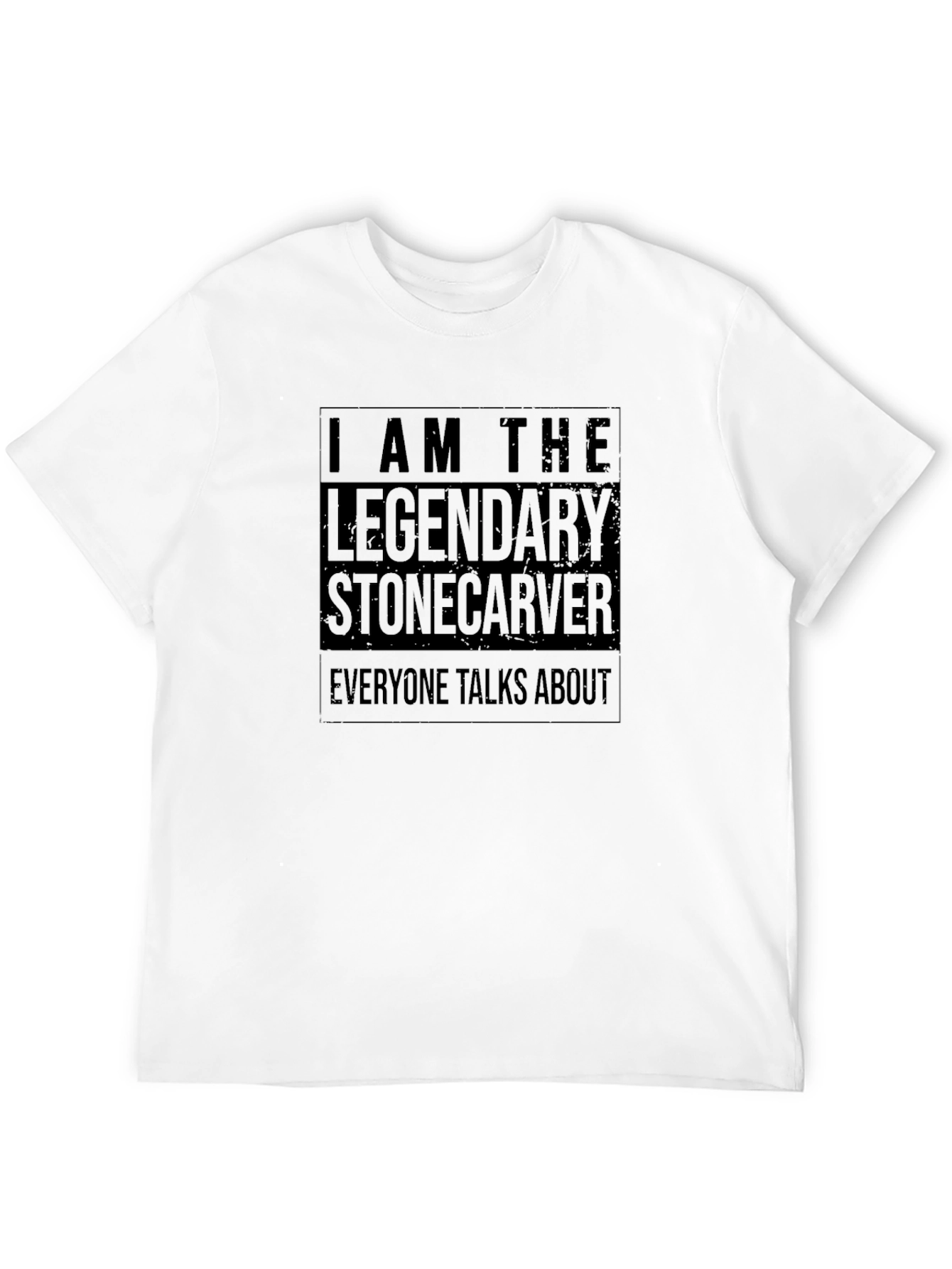 Legendary Stonecarver Black T-Shirt