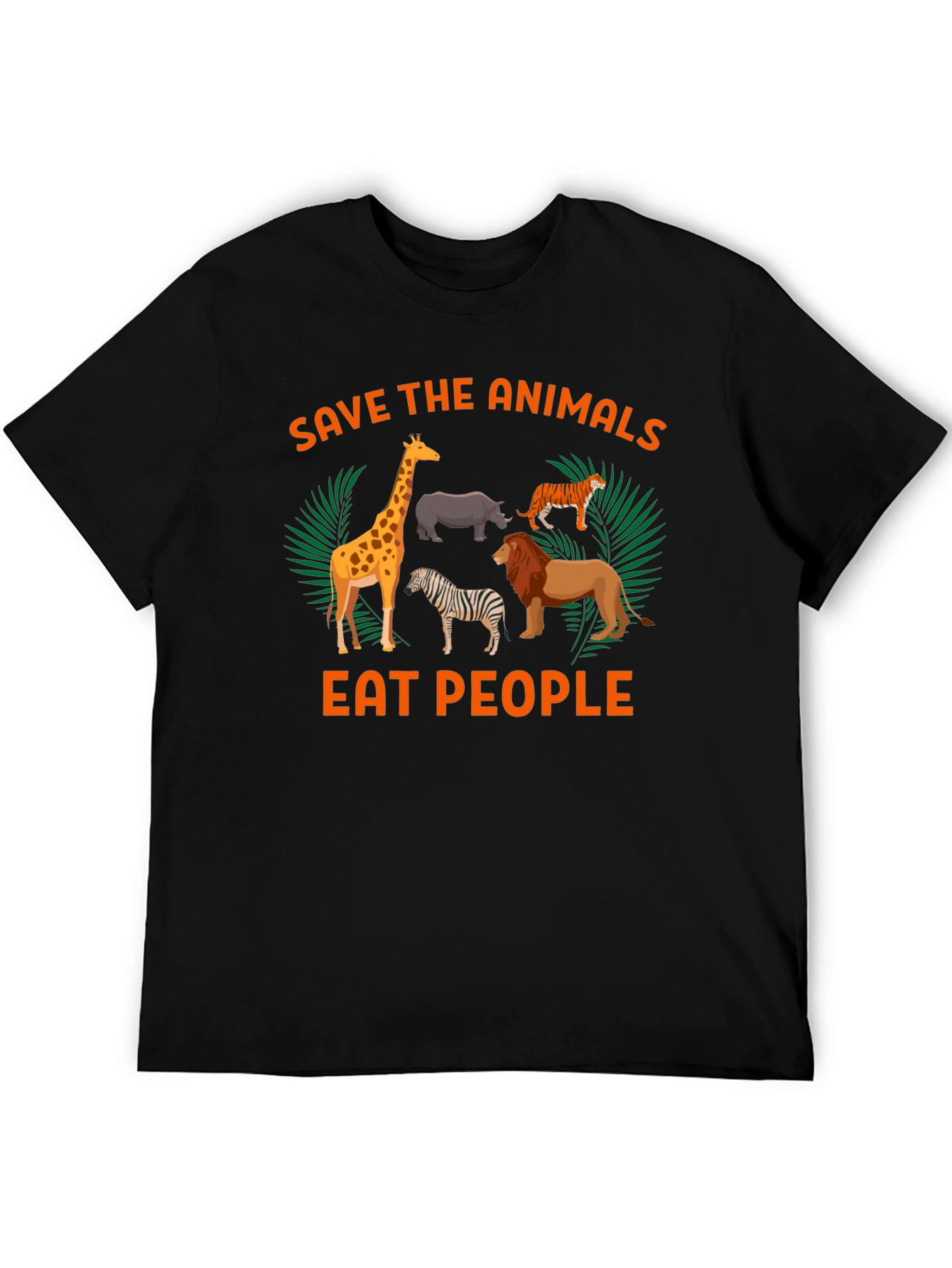 Save Animals Eat People Graphic T-Shirt