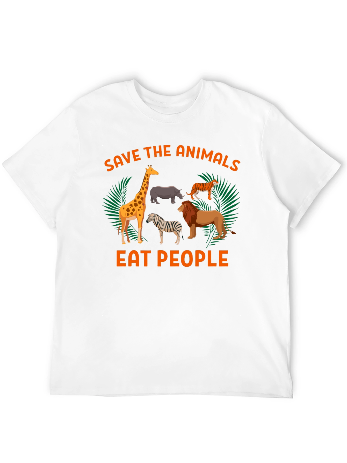Save Animals Eat People Graphic T-Shirt