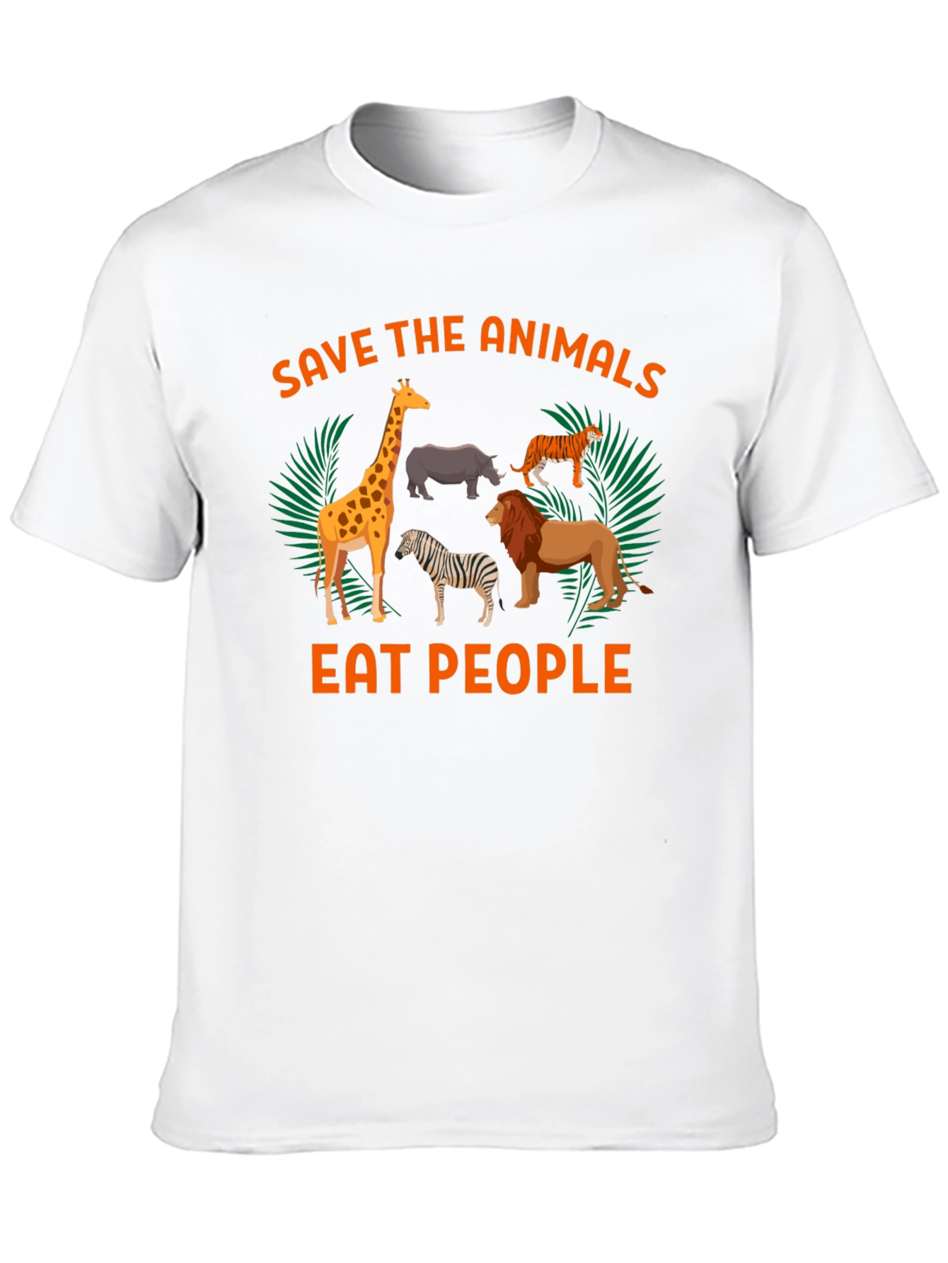 Save Animals Eat People Graphic T-Shirt