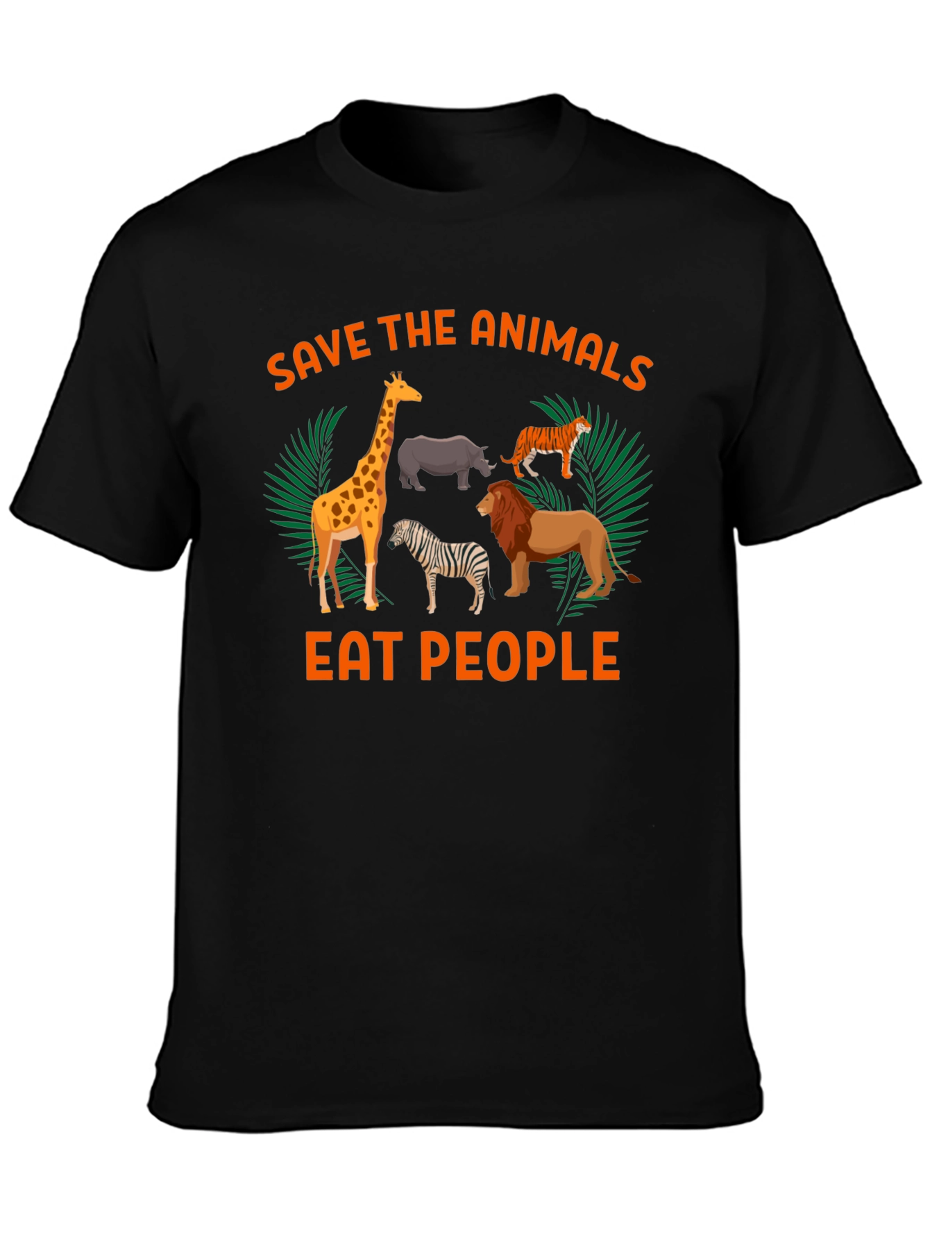 Save Animals Eat People Graphic T-Shirt